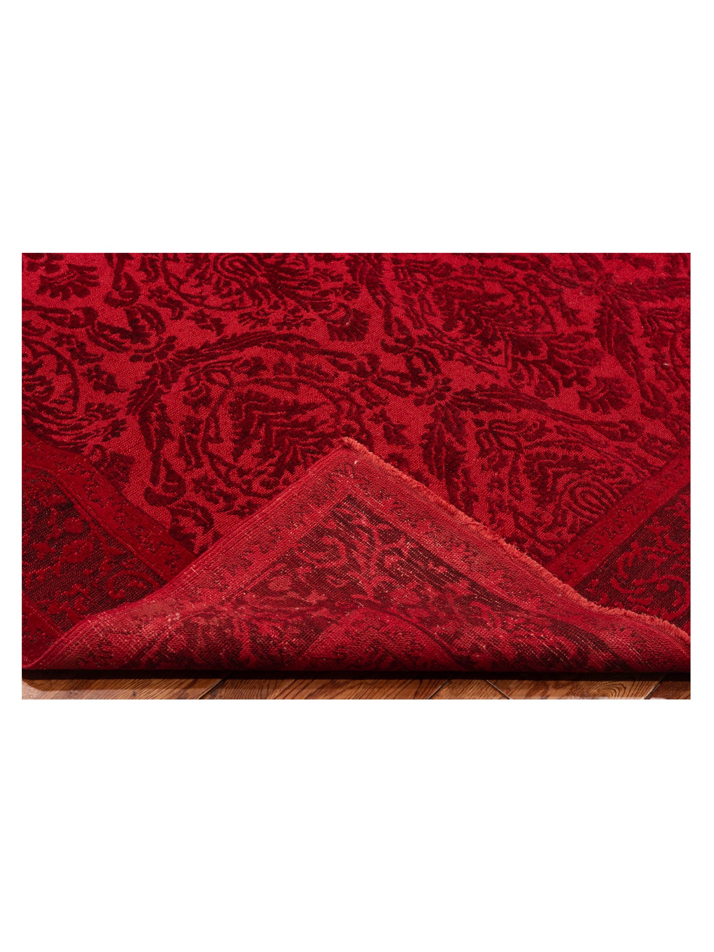 Vintage 97427 Red 6.10x9.7 Hand Knotted Rug