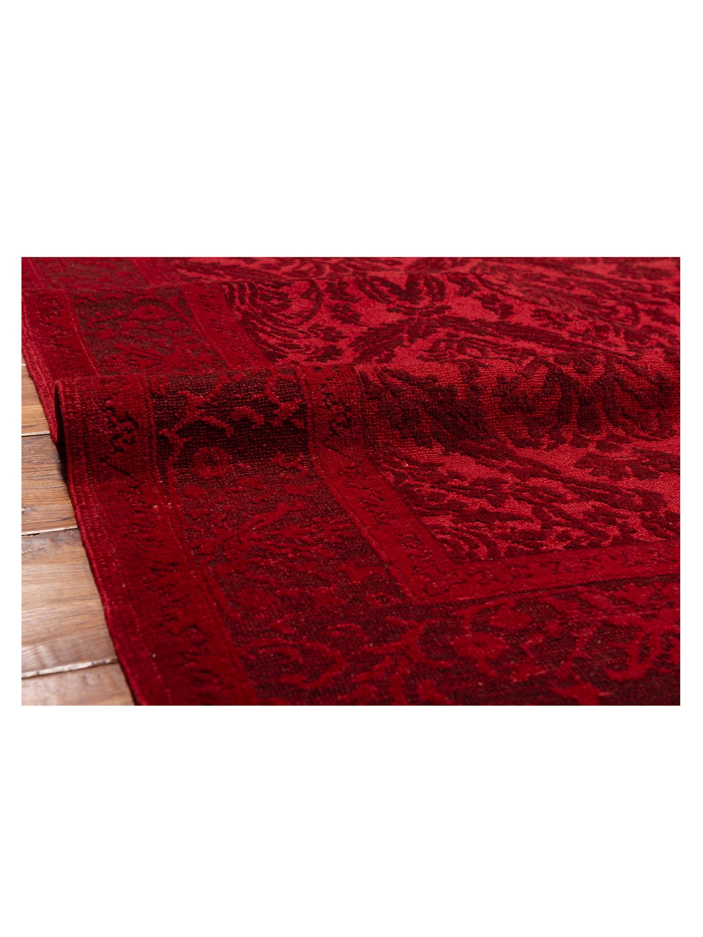 Vintage 97427 Red 6.10x9.7 Hand Knotted Rug