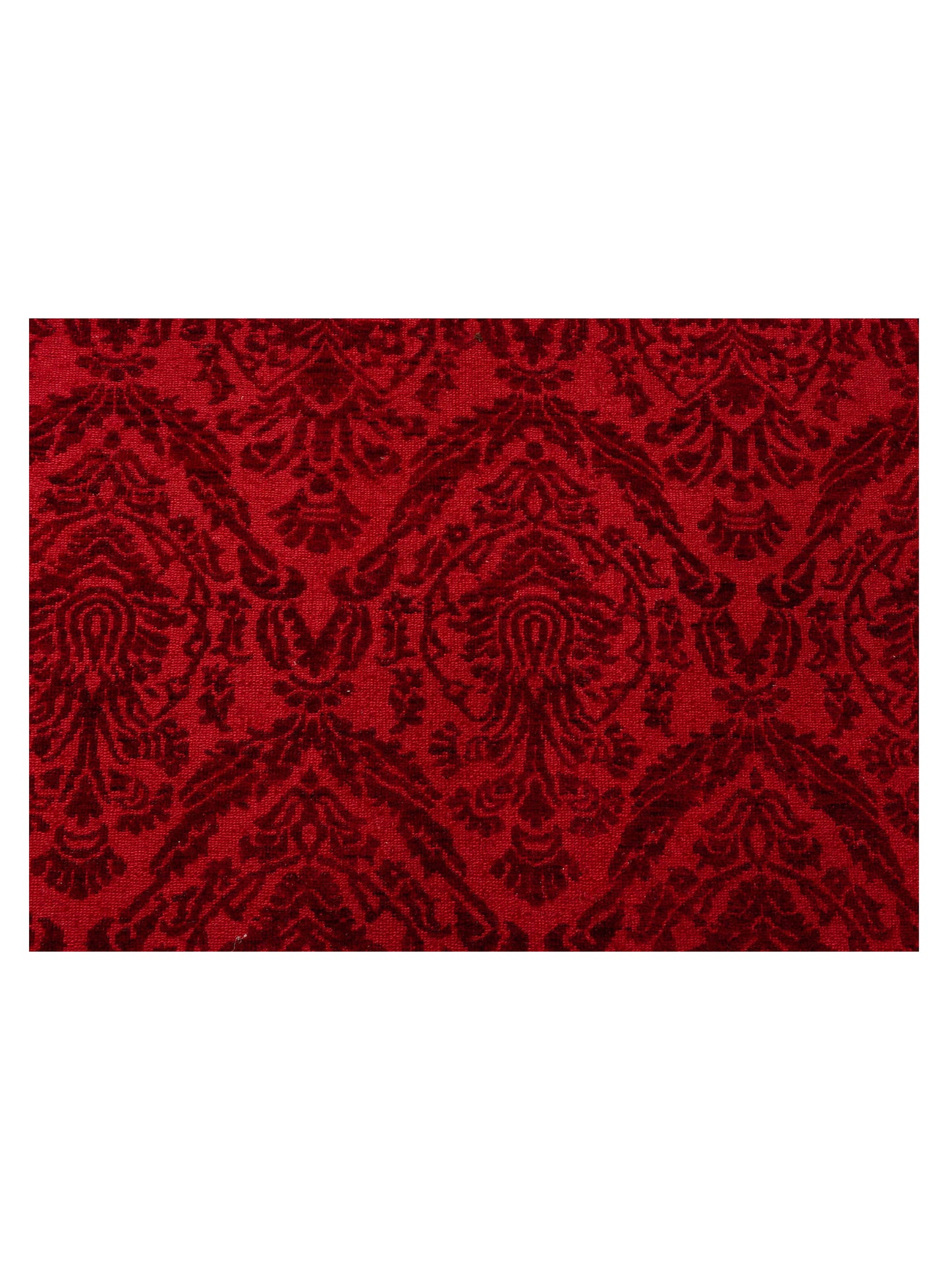 Vintage 97427 Red 6.10x9.7 Hand Knotted Rug