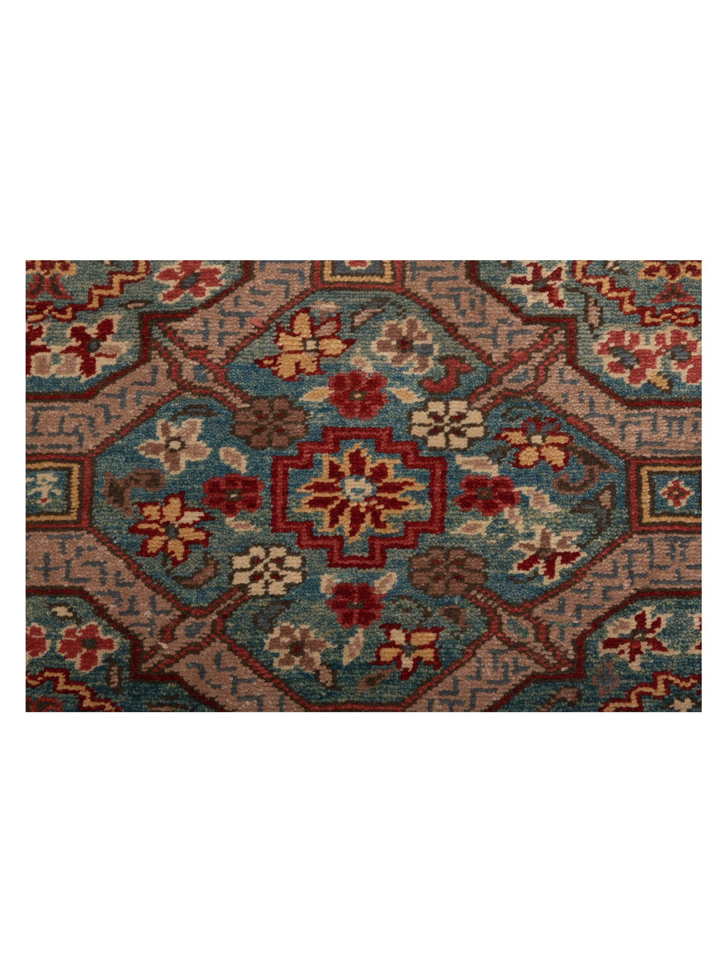 Antique Loom 97570 Blue Blue 2.6x9.7 Hand Knotted Rug