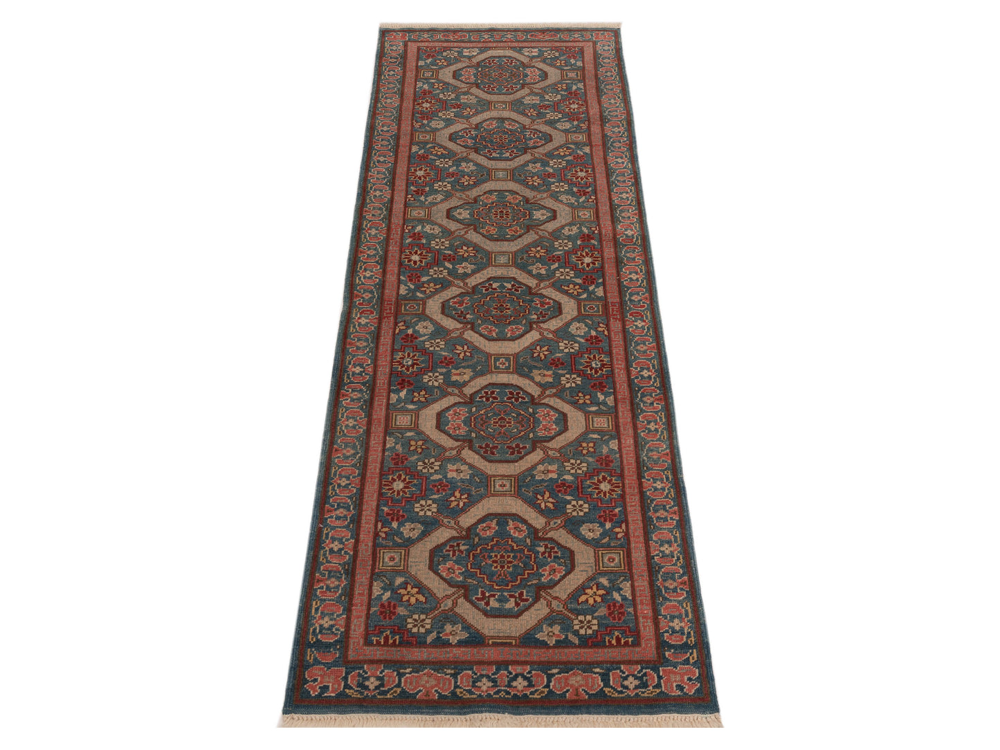 Antique Loom 98180 Blue 2.8x7.11 Hand Knotted Rug
