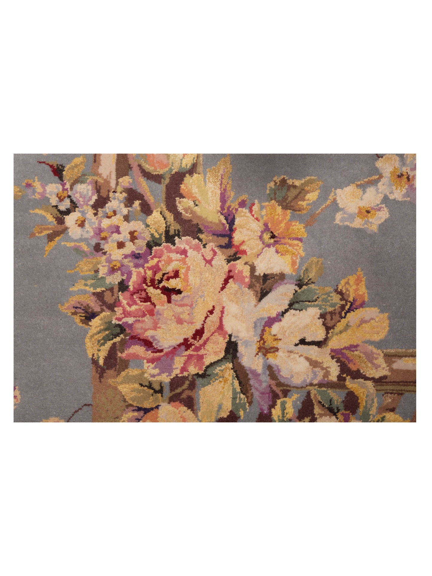 Magnolia 98425 Gray Gray 7.10x9.10 Hand Knotted Rug