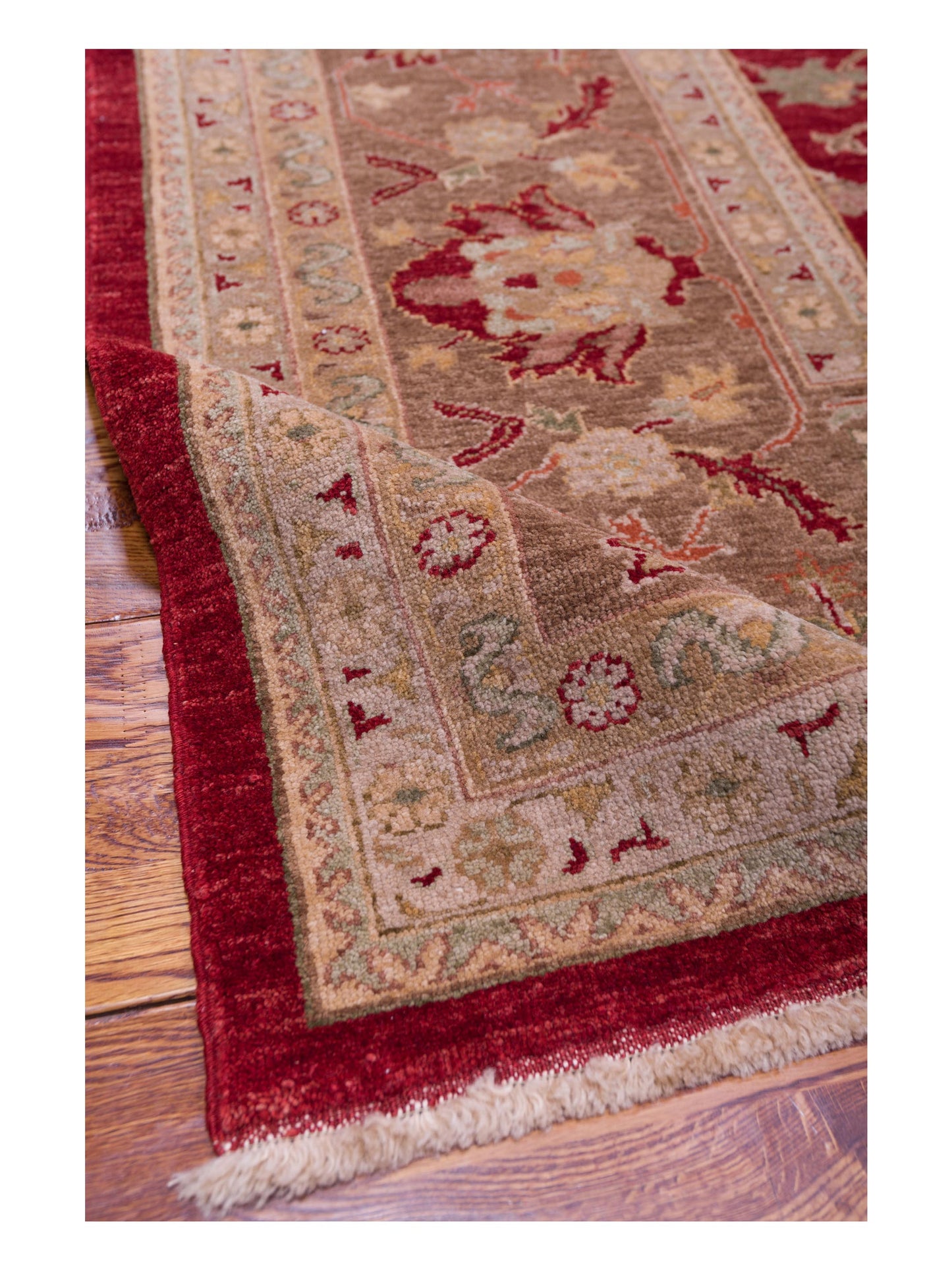 Yasemin Batu Red Brown 10.3x13.10 Hand Knotted Rug
