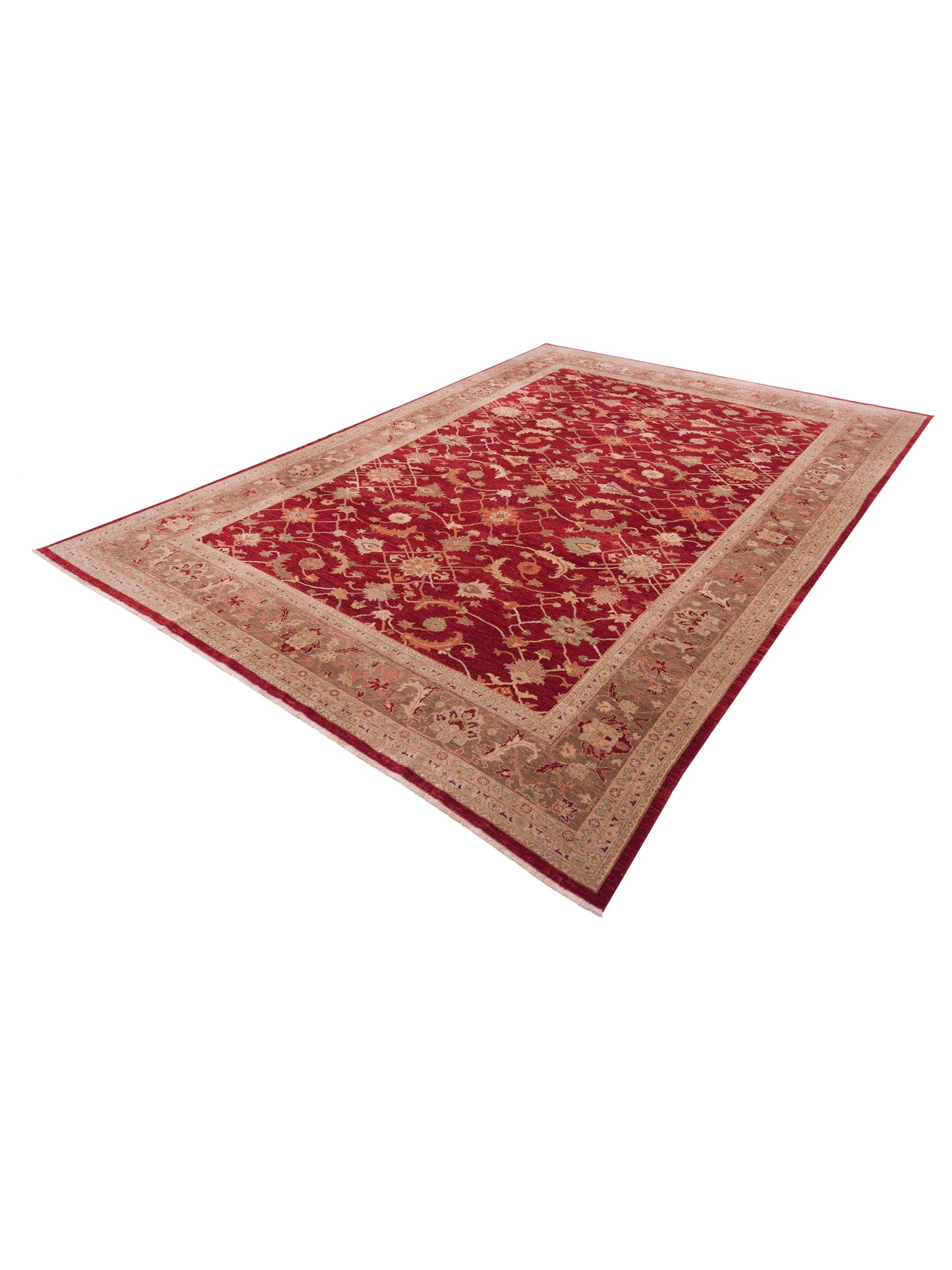 Yasemin Batu Red Brown 10.3x13.10 Hand Knotted Rug
