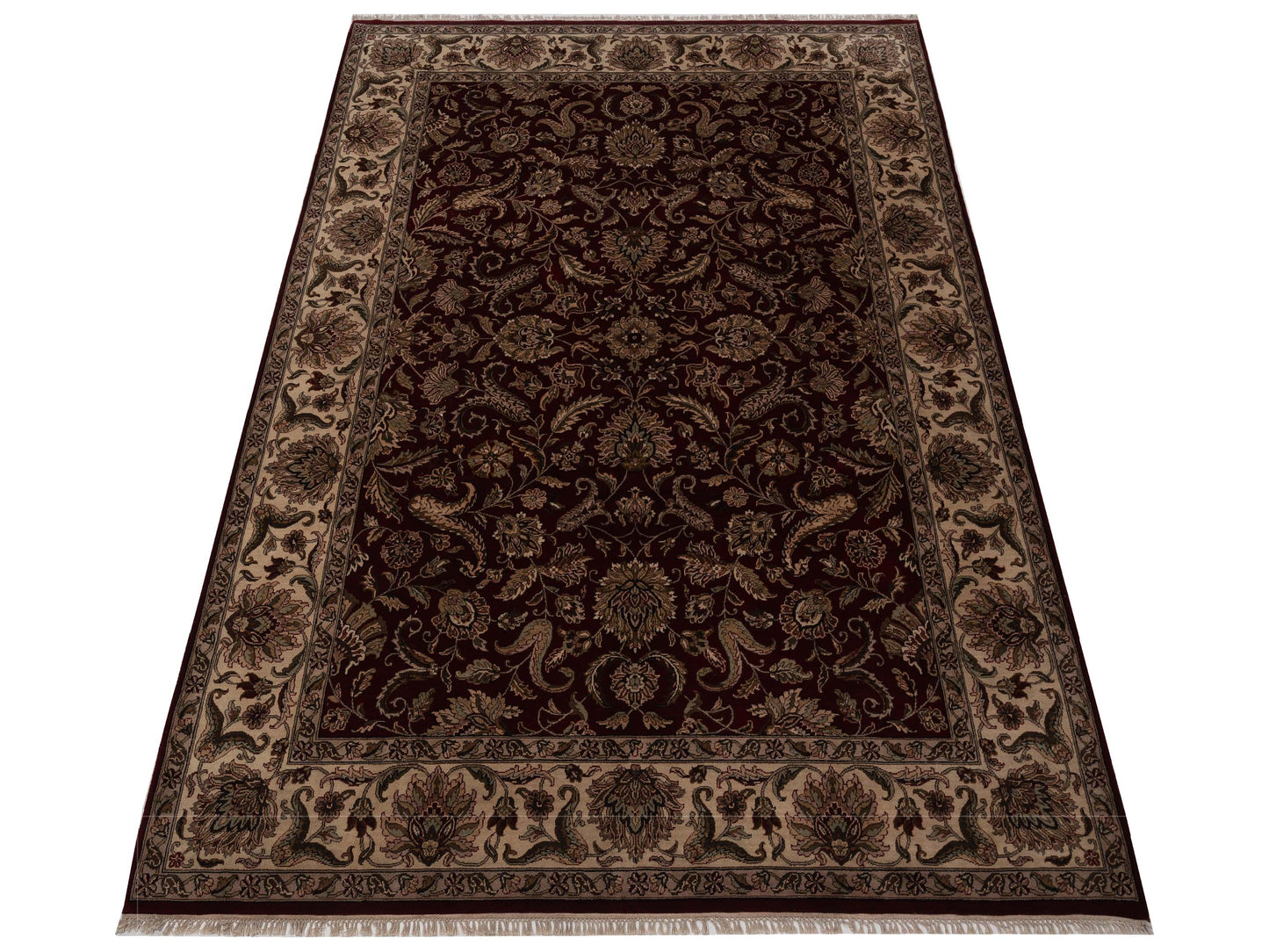 Royal 98661 Red Ivory 10x14.4 Hand Knotted Rug