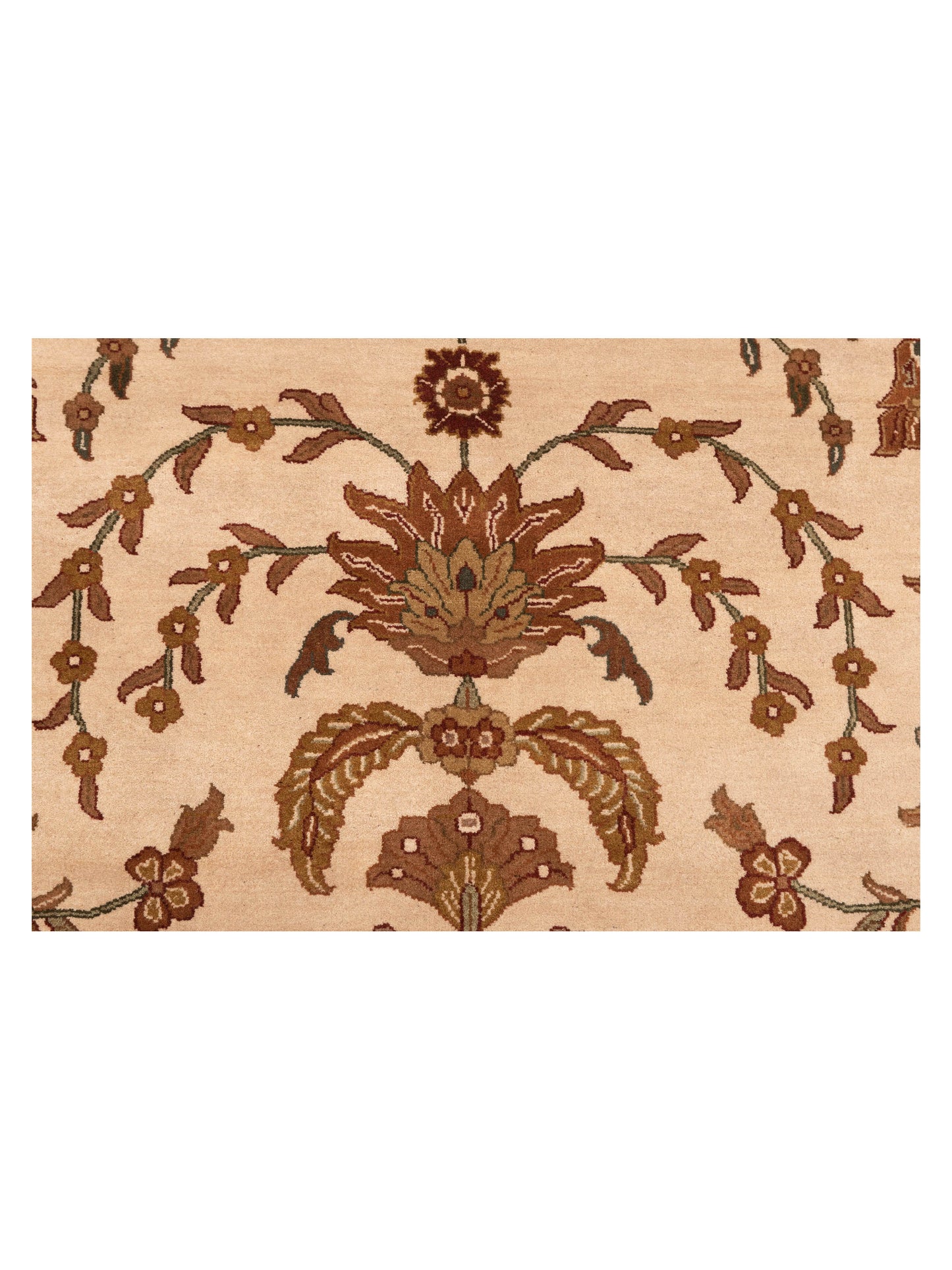 Jahan 98883 Ivory Burgundy 9.2x11.11 Hand Knotted Rug