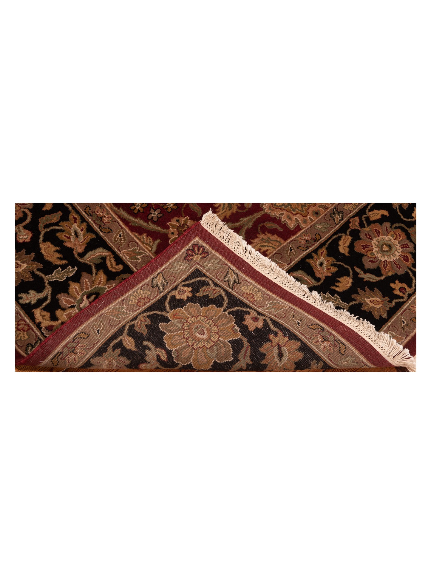 Jahan 98886 Red Black 9.1x12.4 Hand Knotted Rug
