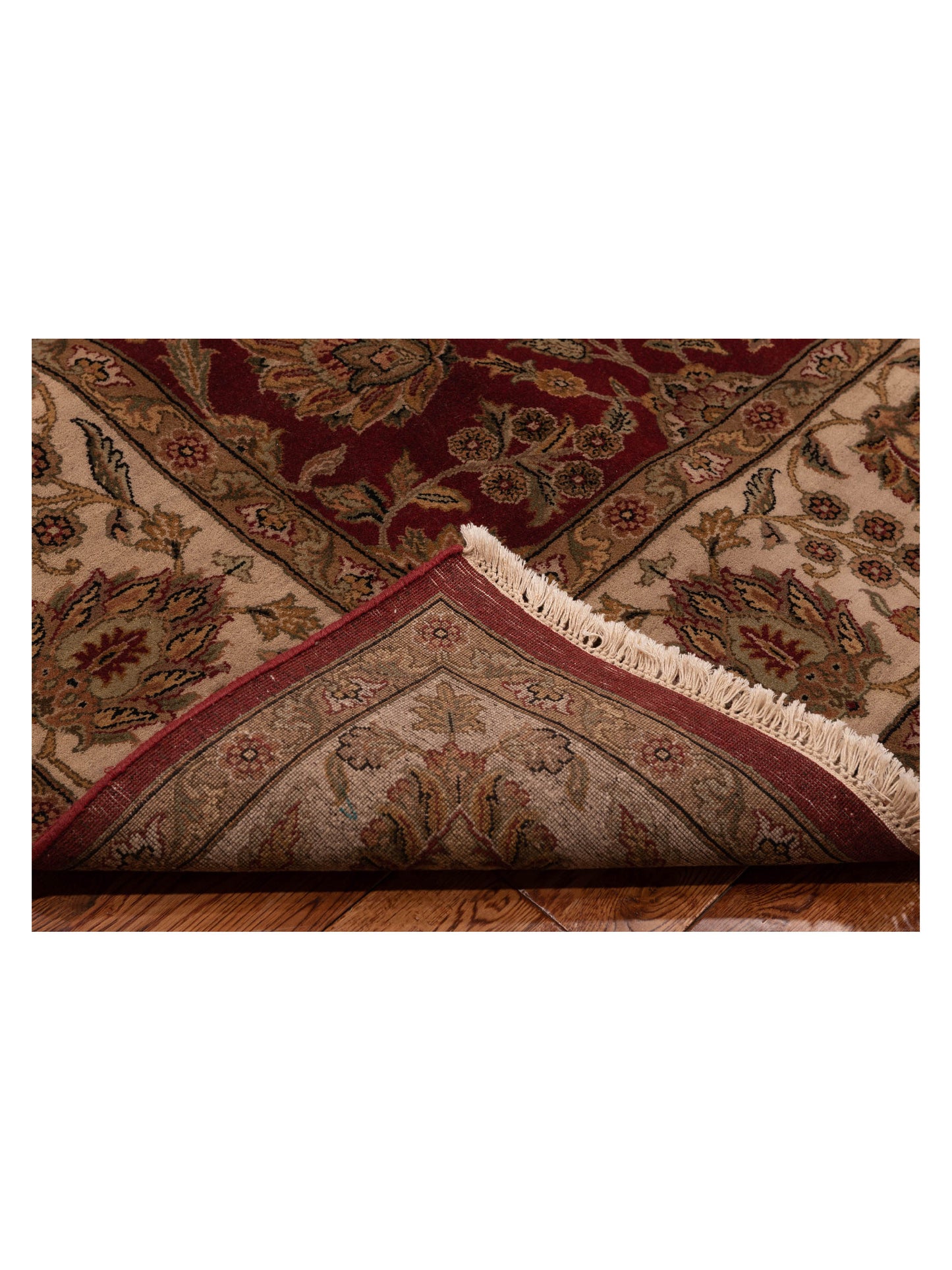 Jahan 98890 Red Ivory 9.1x12.4 Hand Knotted Rug