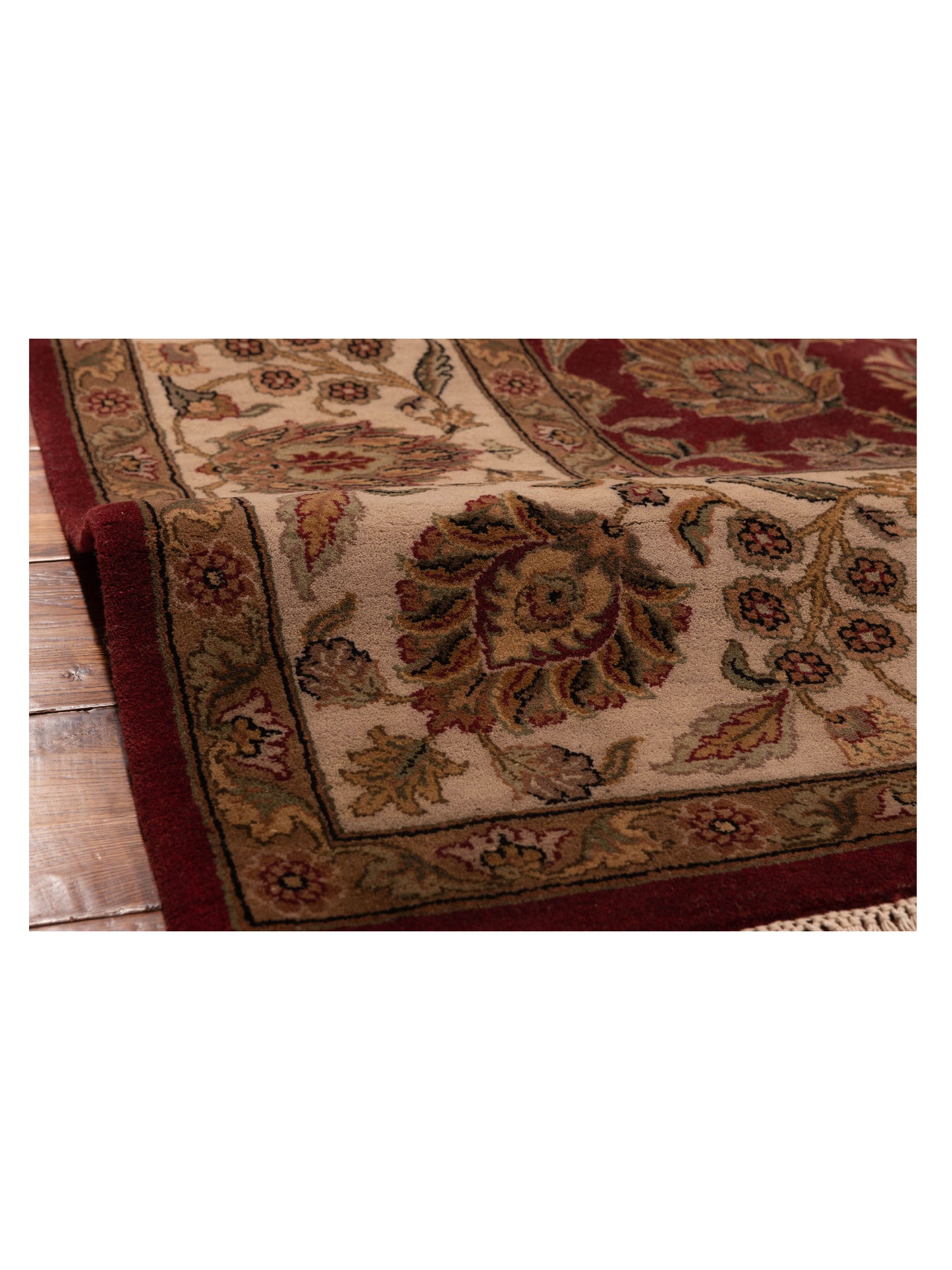Jahan 98890 Red Ivory 9.1x12.4 Hand Knotted Rug