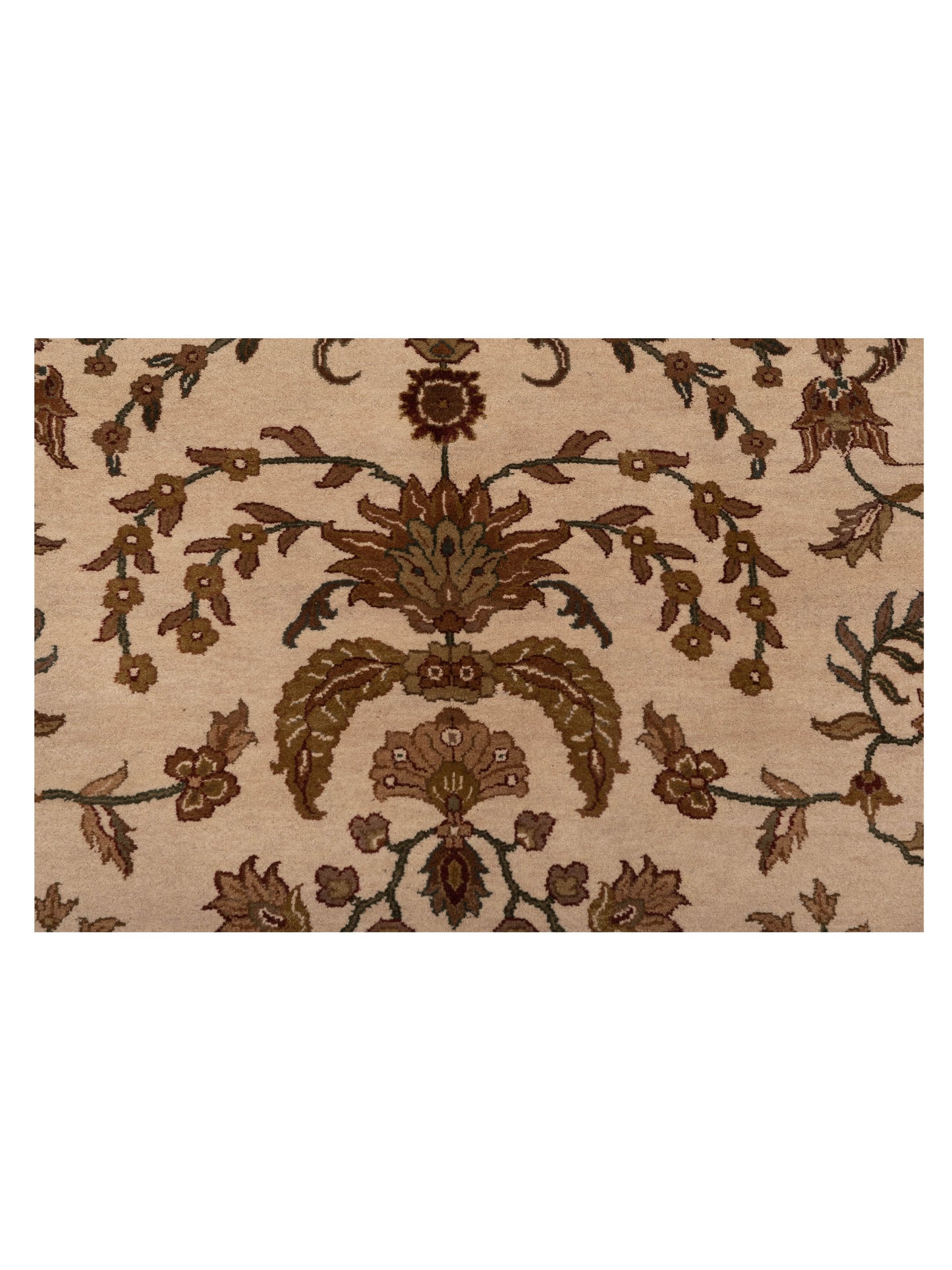 Jahan 98894 Ivory Red 8x10.1 Hand Knotted Rug