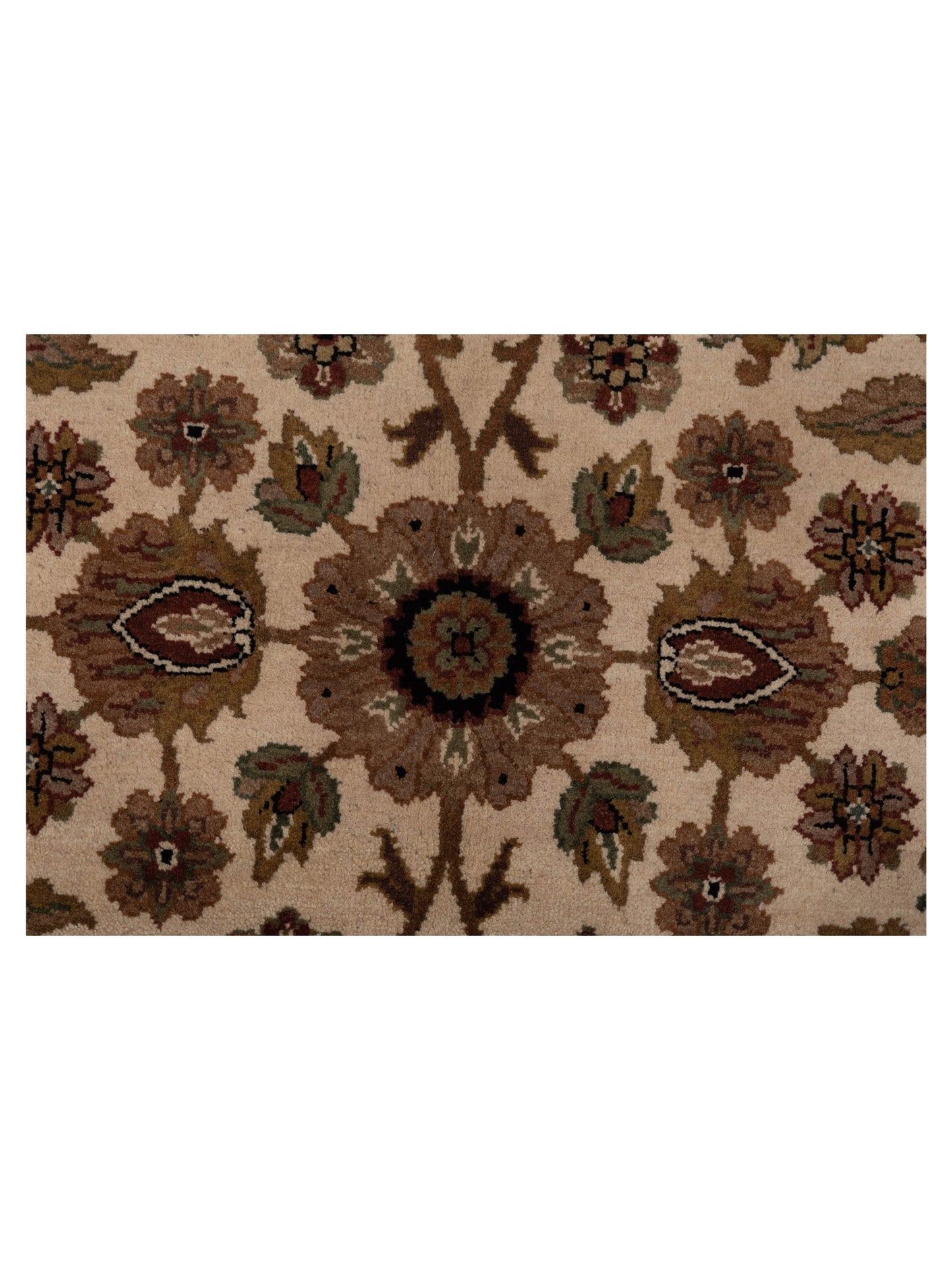 Jahan 98898 Ivory Ivory 8.2x10.1 Hand Knotted Rug
