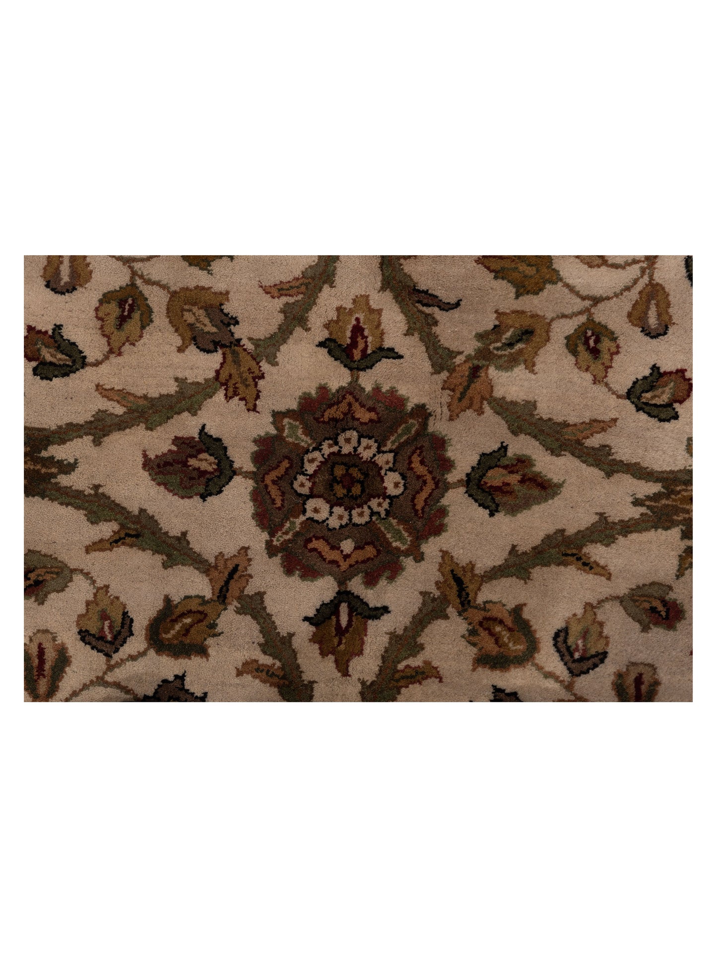 Jahan 98901 Ivory Green 8.2x10.3 Hand Knotted Rug