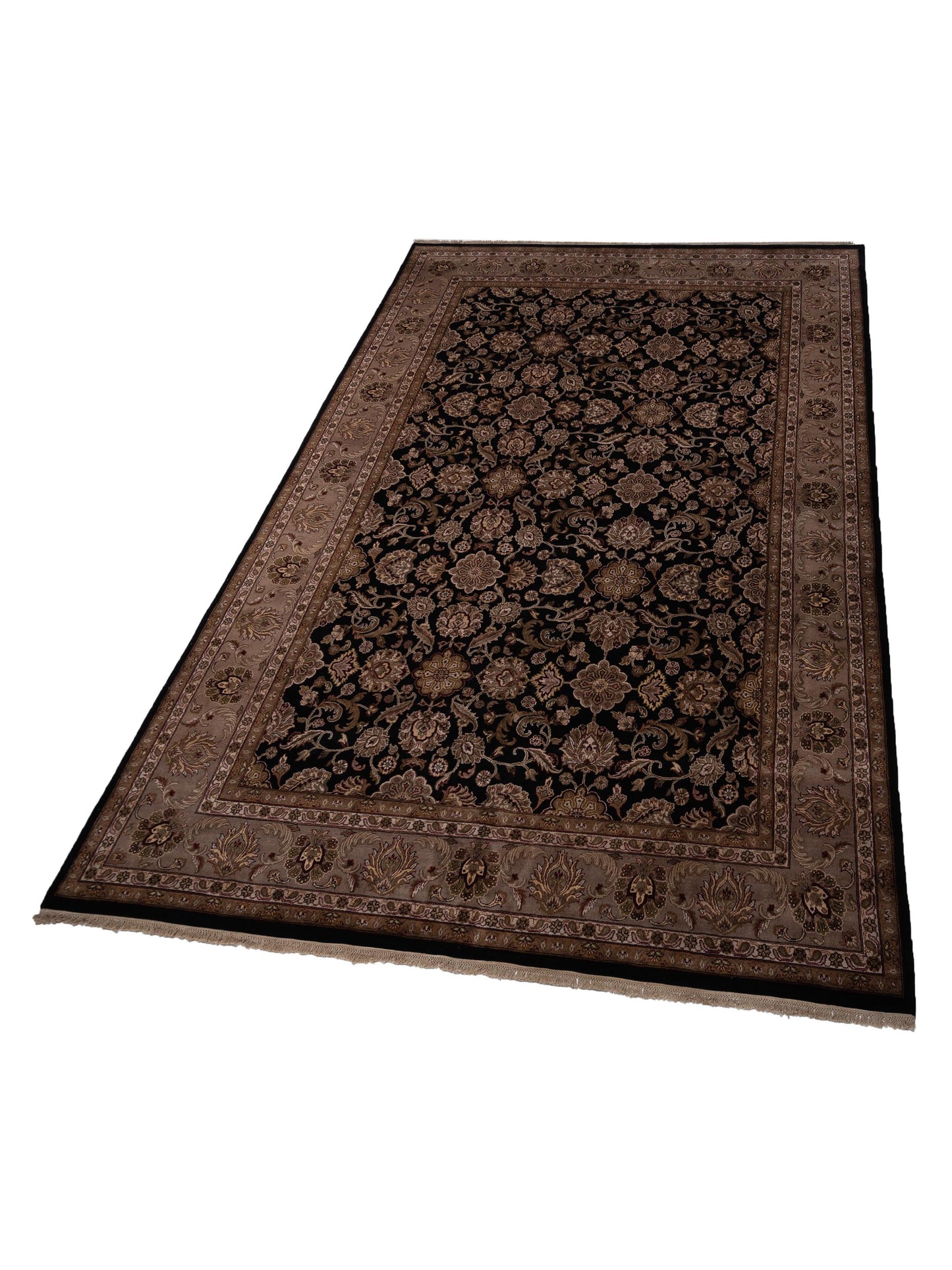 Royal 99022 Black Ivory 12x18.1 Hand Knotted Rug