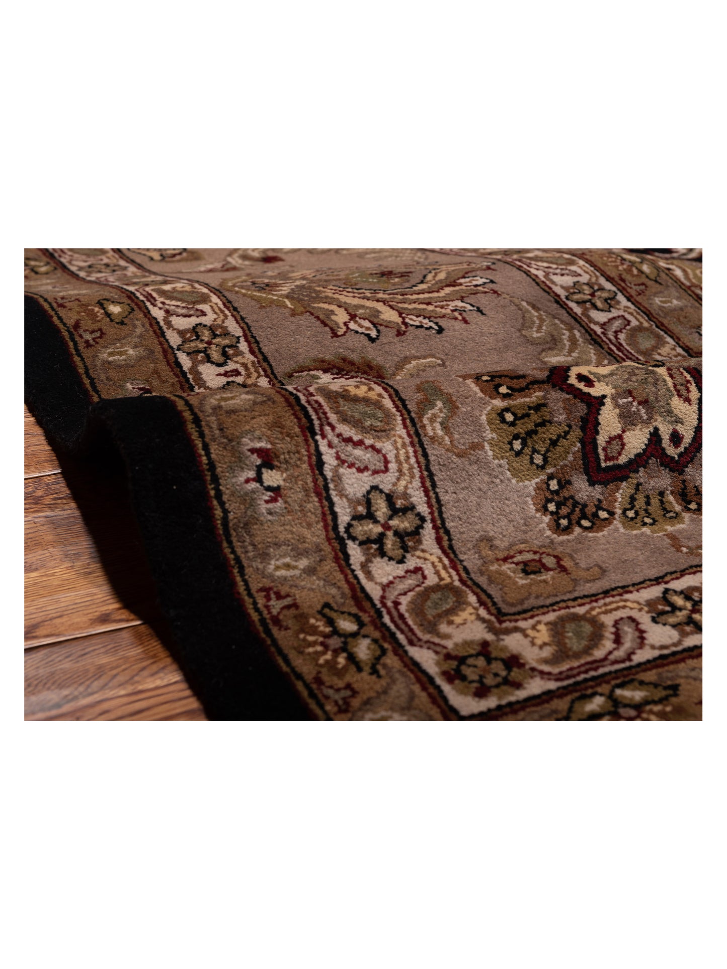 Royal 99022 Black Ivory 12x18.1 Hand Knotted Rug