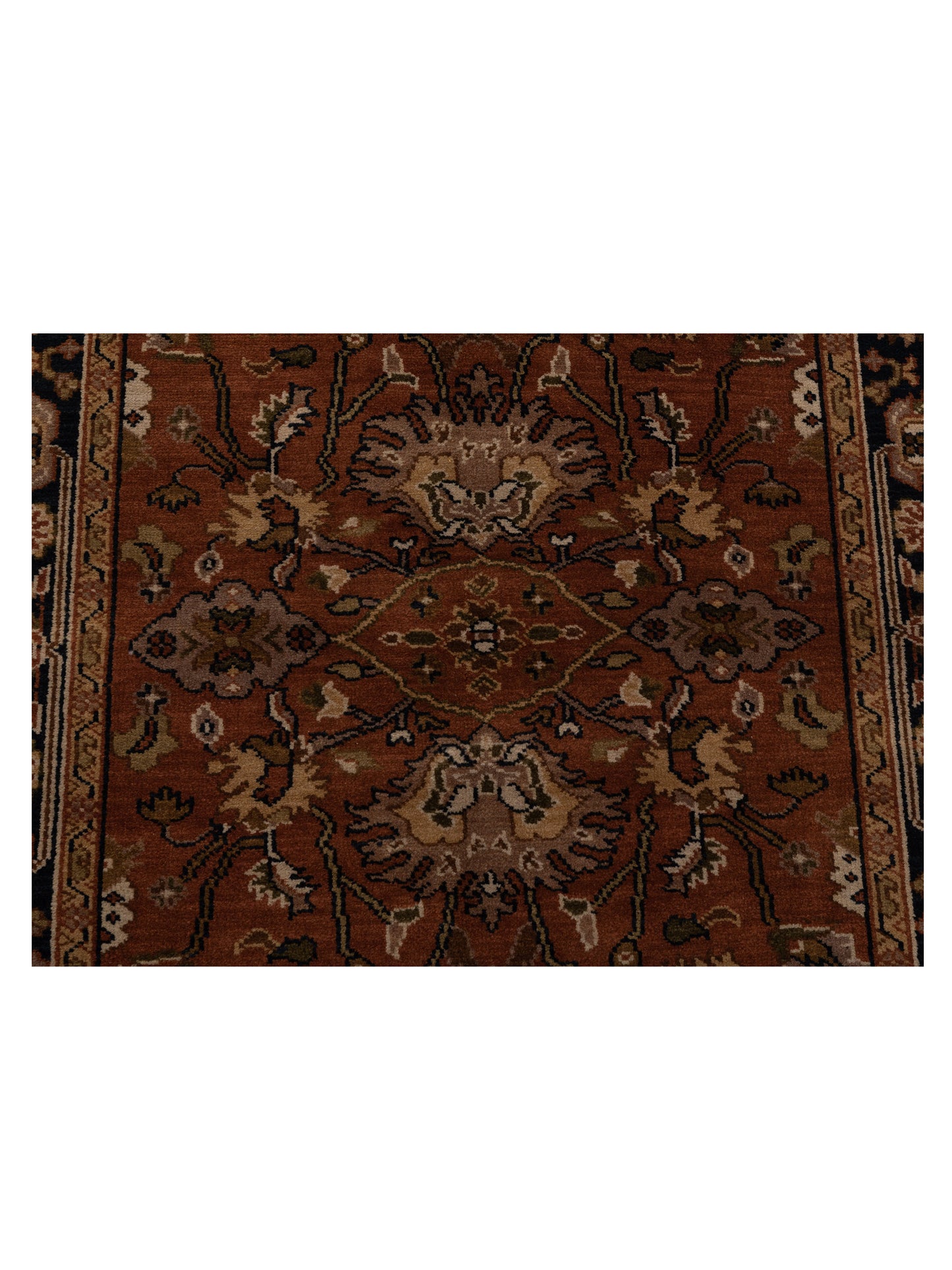 Lilac 103143 Brown Black 3.11x6 Hand Knotted Rug