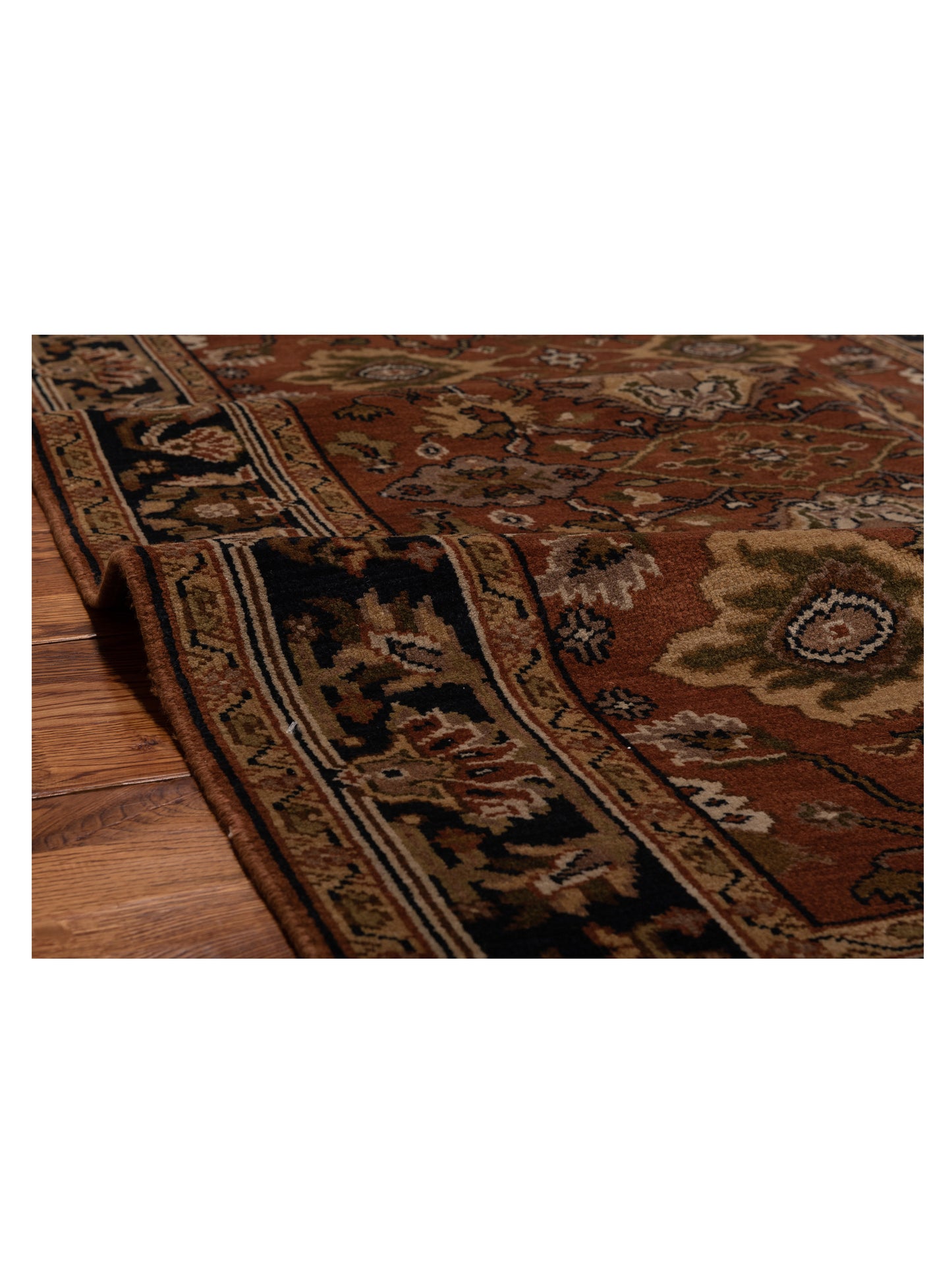 Lilac 103143 Brown Black 3.11x6 Hand Knotted Rug
