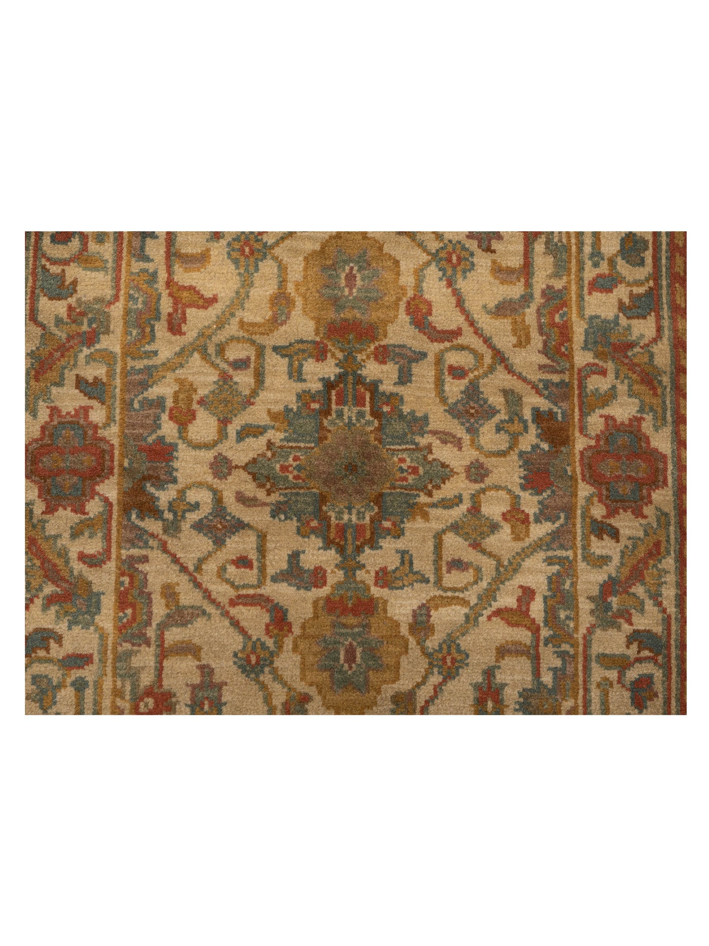 Lilac 103183 Beige Beige 2.3x4.6 Hand Knotted Rug