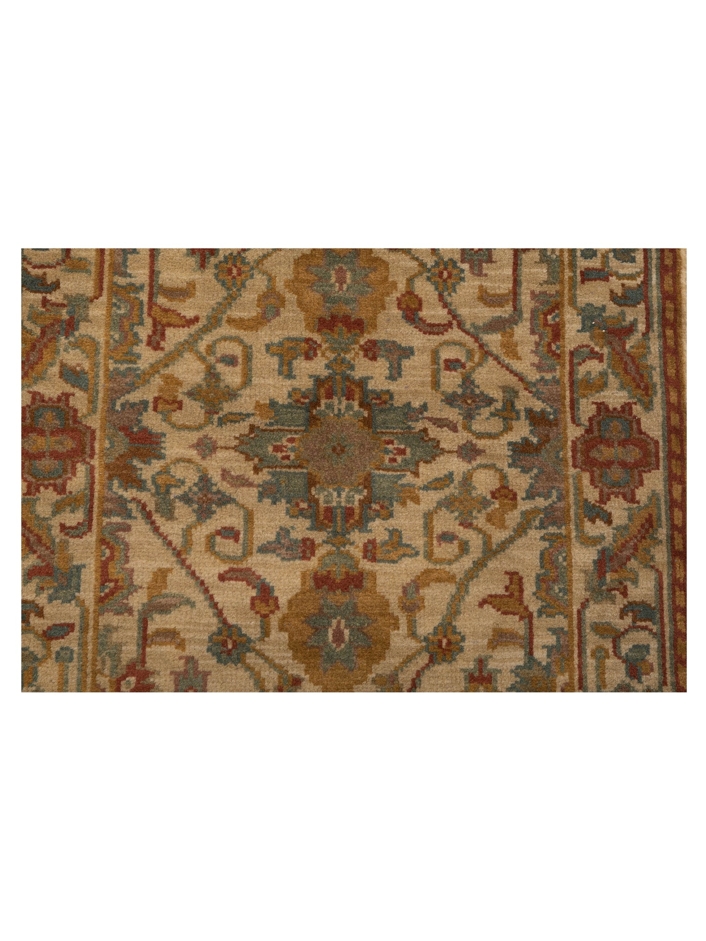 Lilac 103184 Beige Beige 2.3x4.6 Hand Knotted Rug