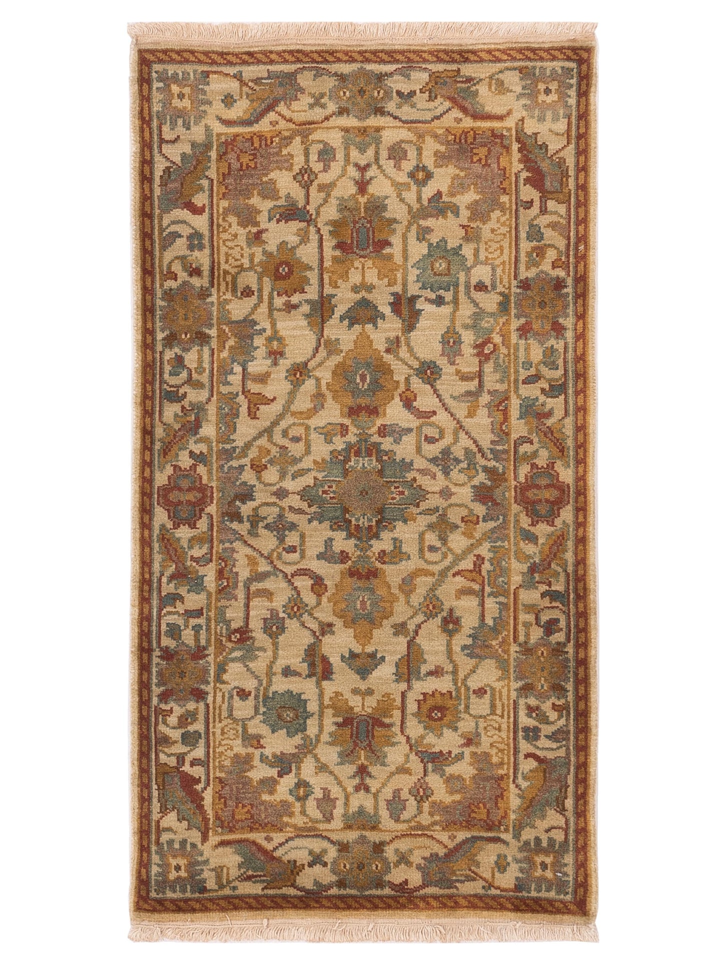 Rajpur Lilac Beige Beige Traditional