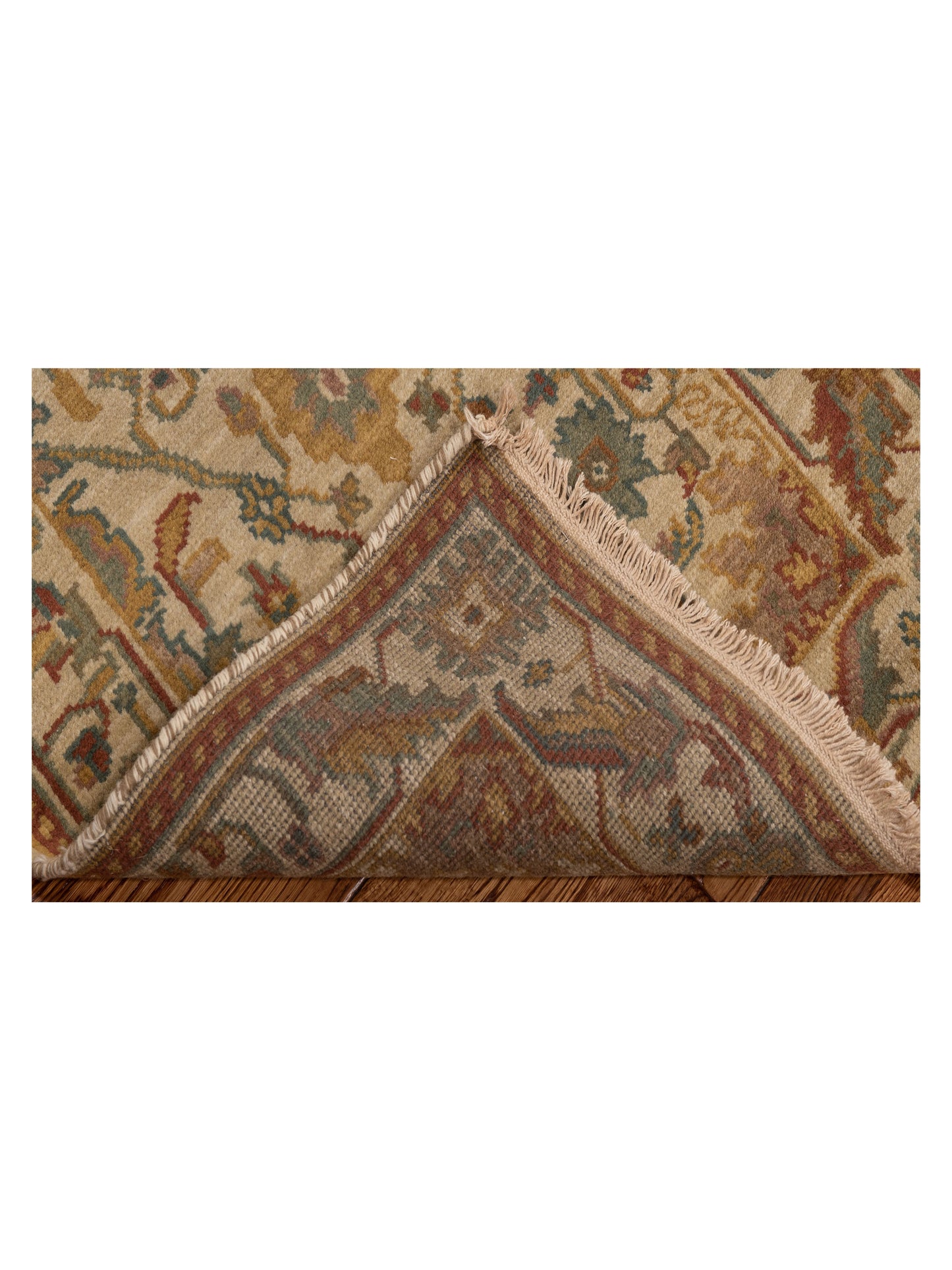 Lilac 103189 Beige Beige 2.3x4.6 Hand Knotted Rug