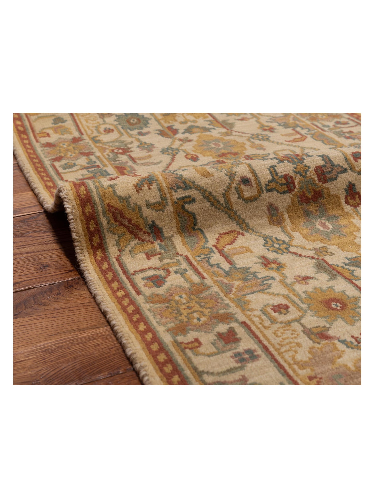 Lilac 103189 Beige Beige 2.3x4.6 Hand Knotted Rug