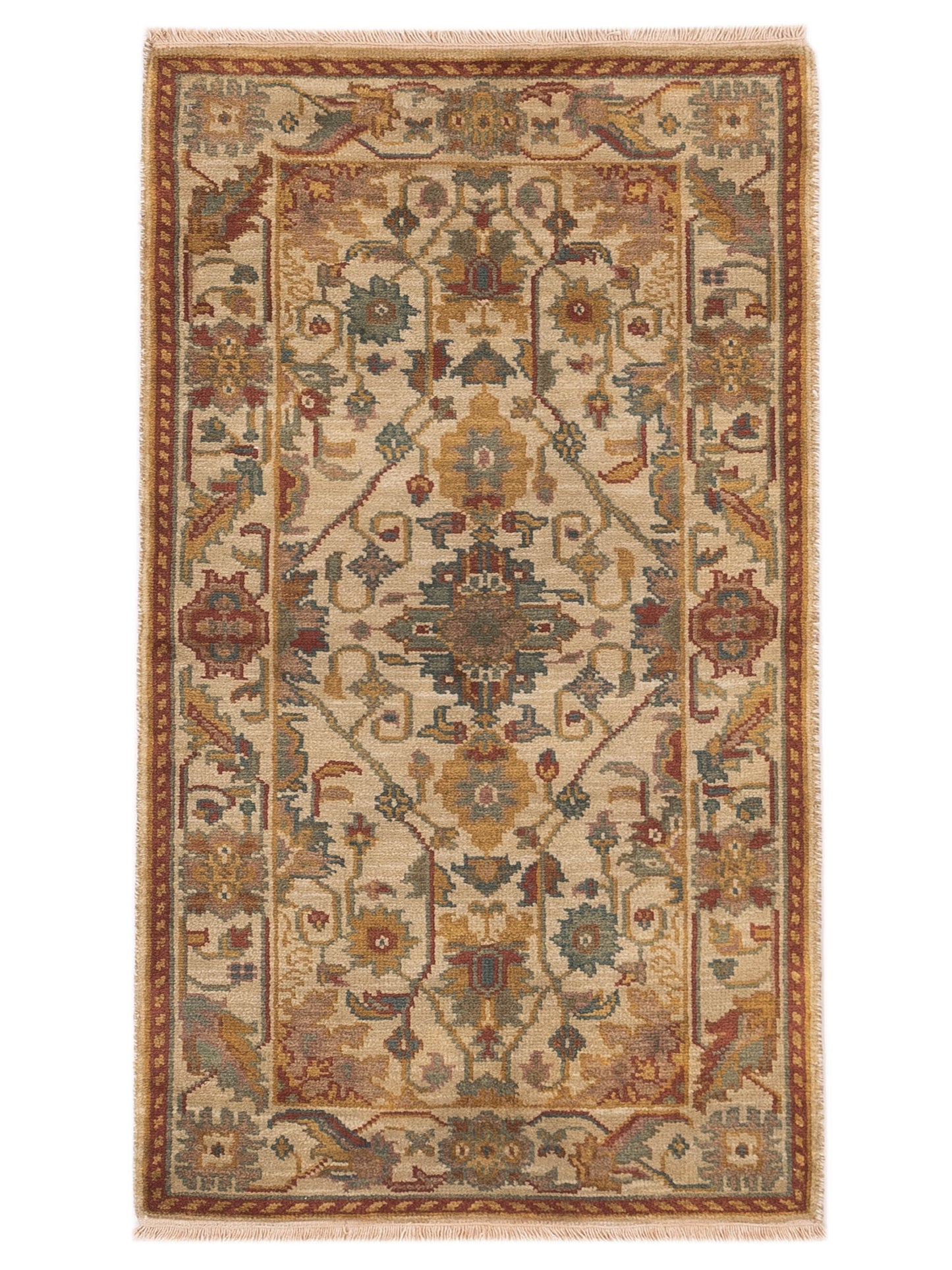 Rajpur Lilac Beige Beige Traditional