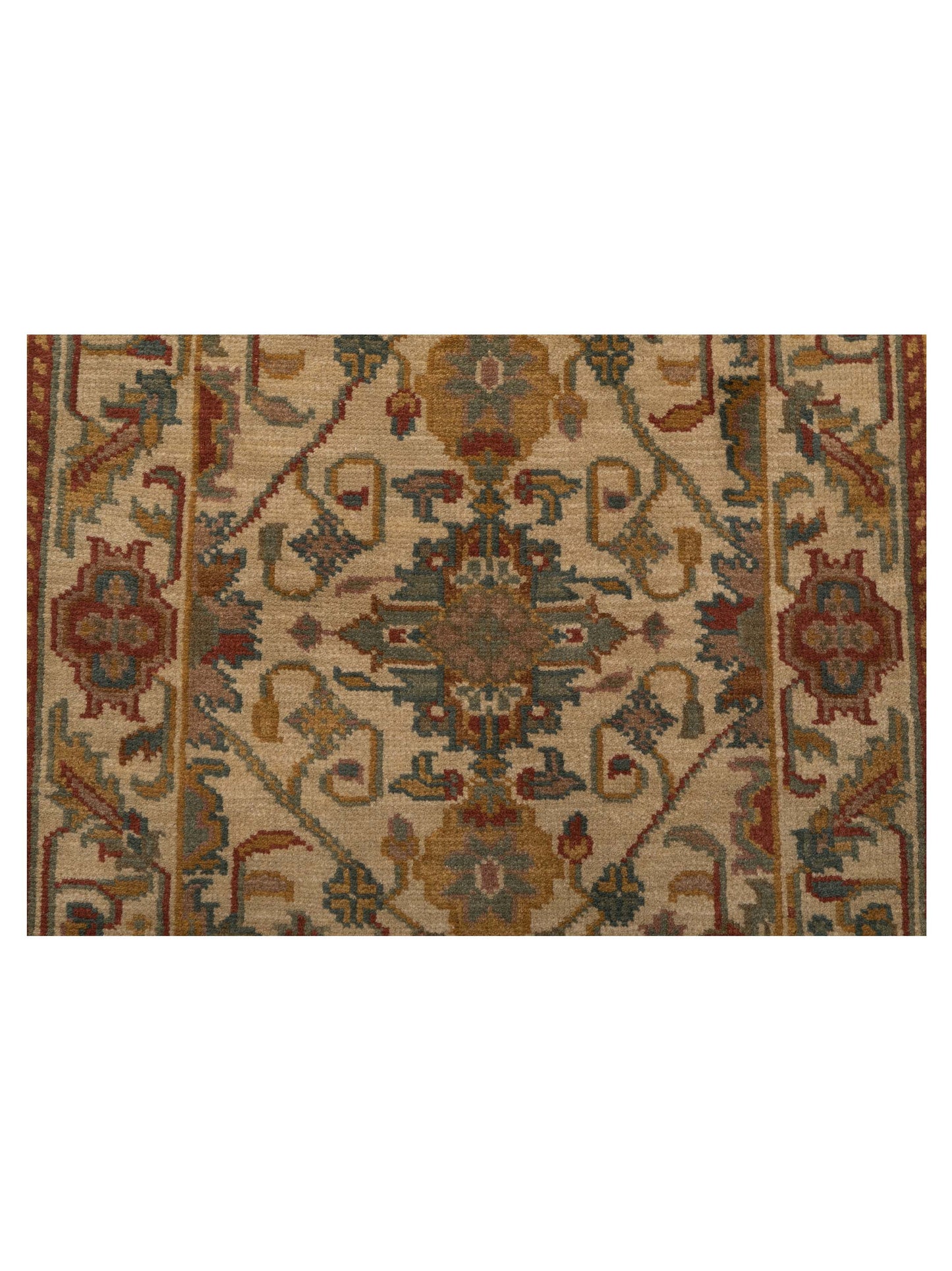 Lilac 103192 Beige Beige 2.3x4.6 Hand Knotted Rug