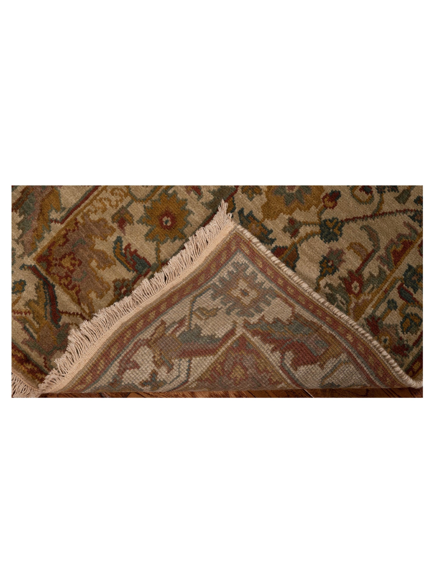Lilac 103192 Beige Beige 2.3x4.6 Hand Knotted Rug