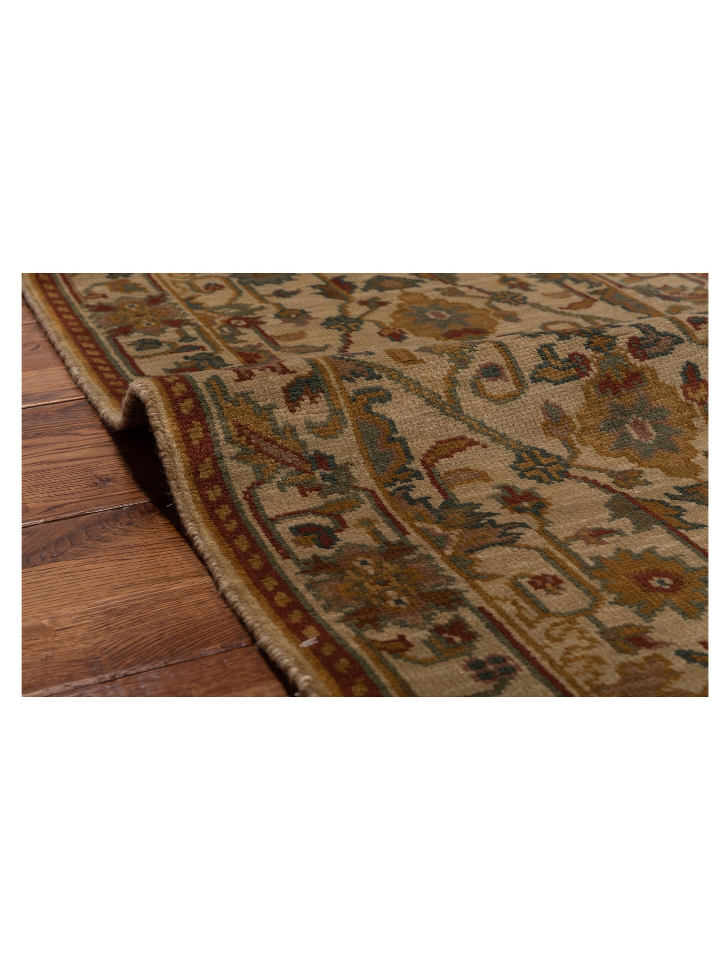 Lilac 103192 Beige Beige 2.3x4.6 Hand Knotted Rug