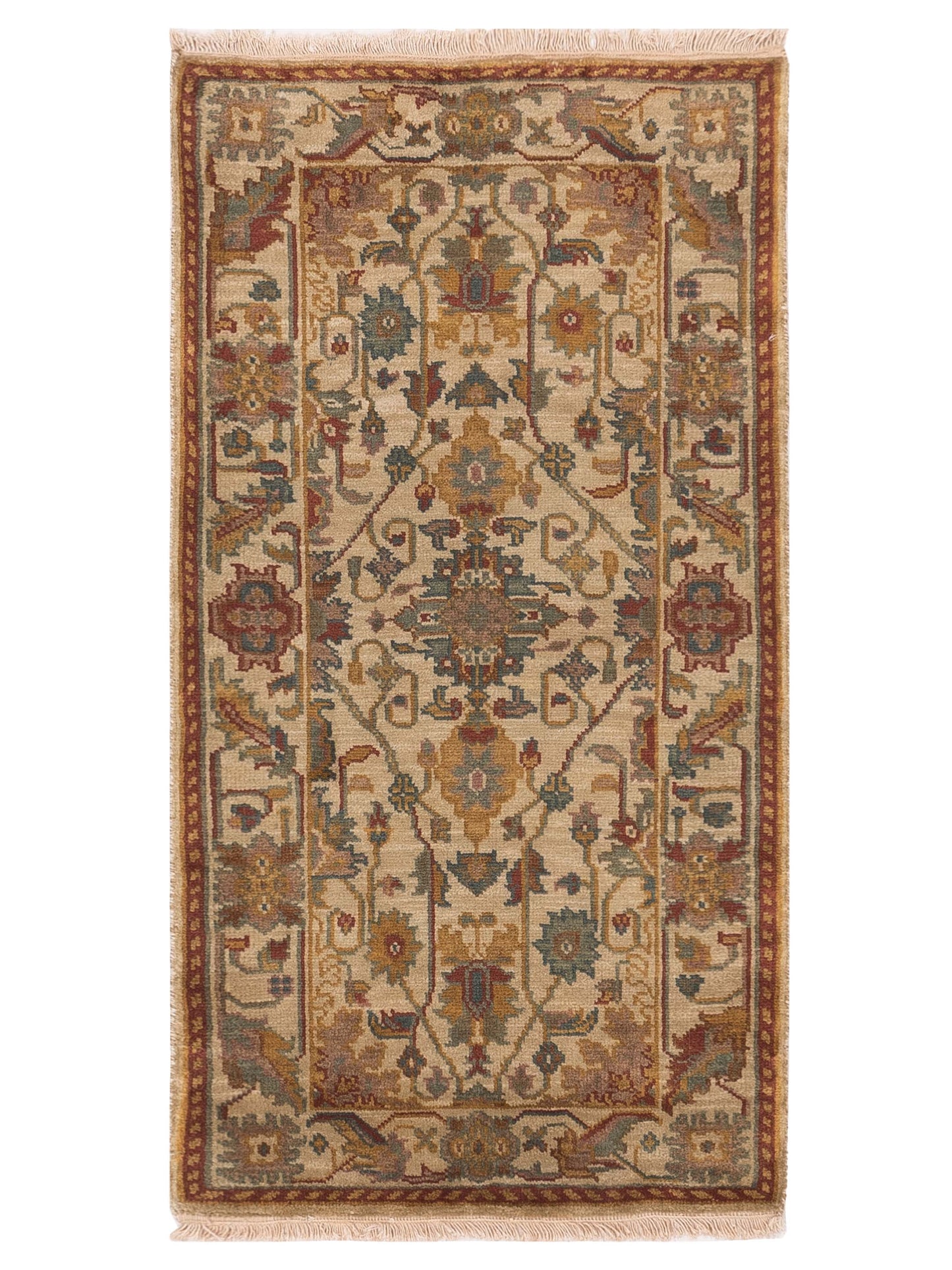 Rajpur Lilac Beige Beige Traditional