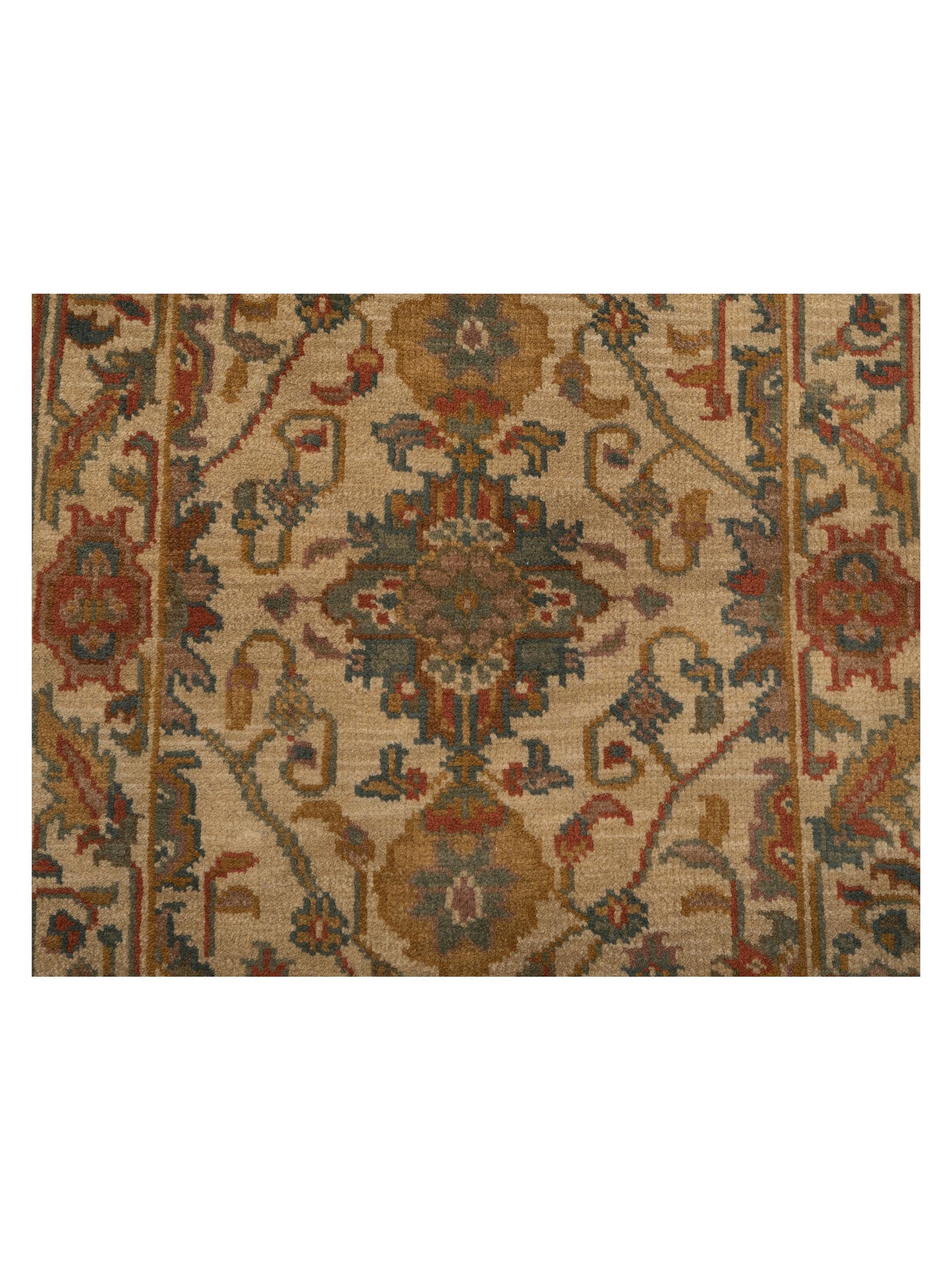 Lilac 103194 Beige Beige 2.3x4.6 Hand Knotted Rug