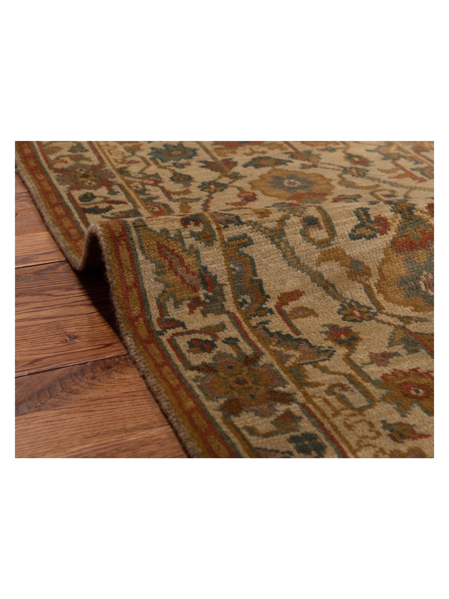 Lilac 103194 Beige Beige 2.3x4.6 Hand Knotted Rug