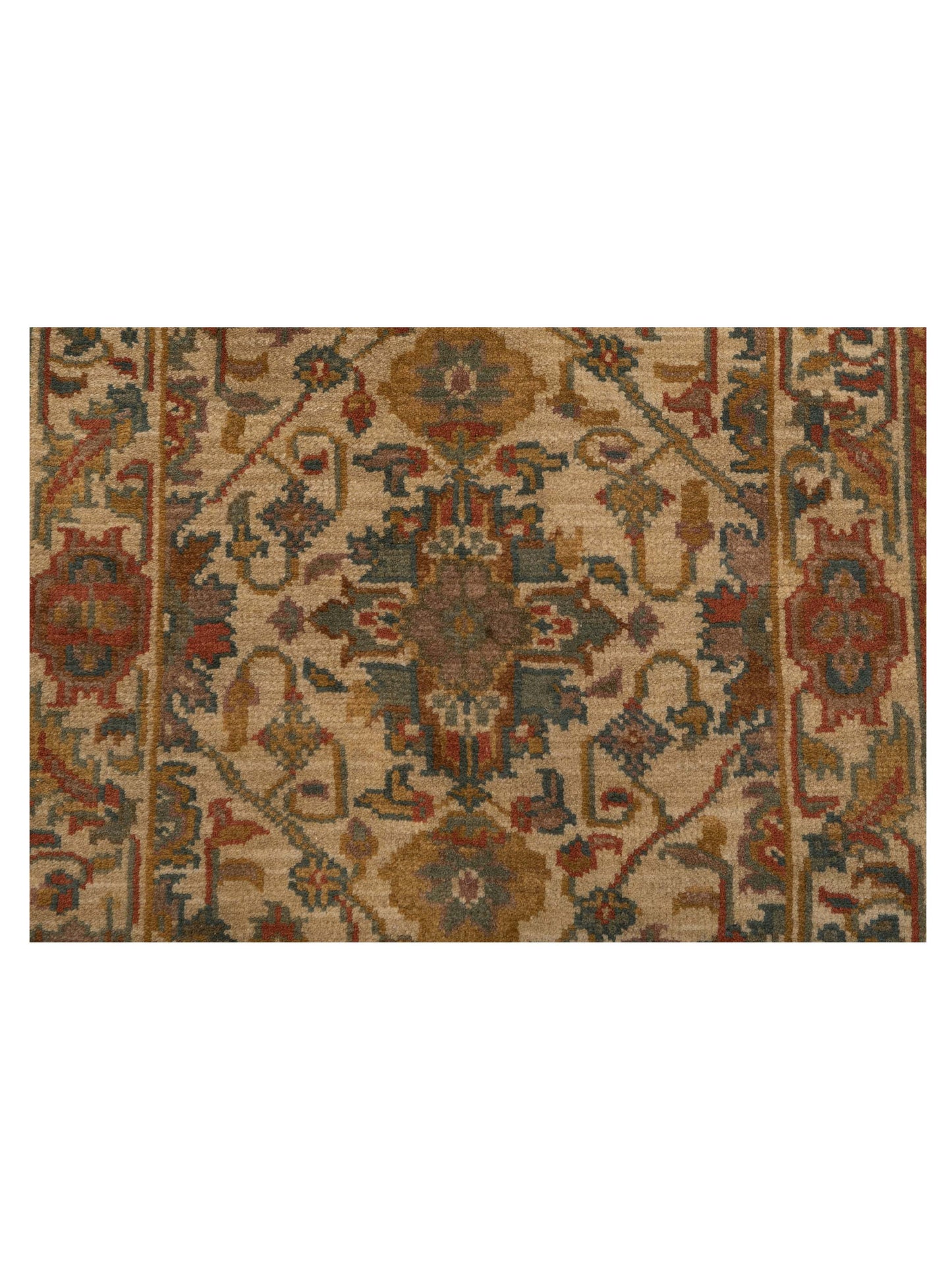 Lilac 103195 Beige Beige 2.3x4.6 Hand Knotted Rug