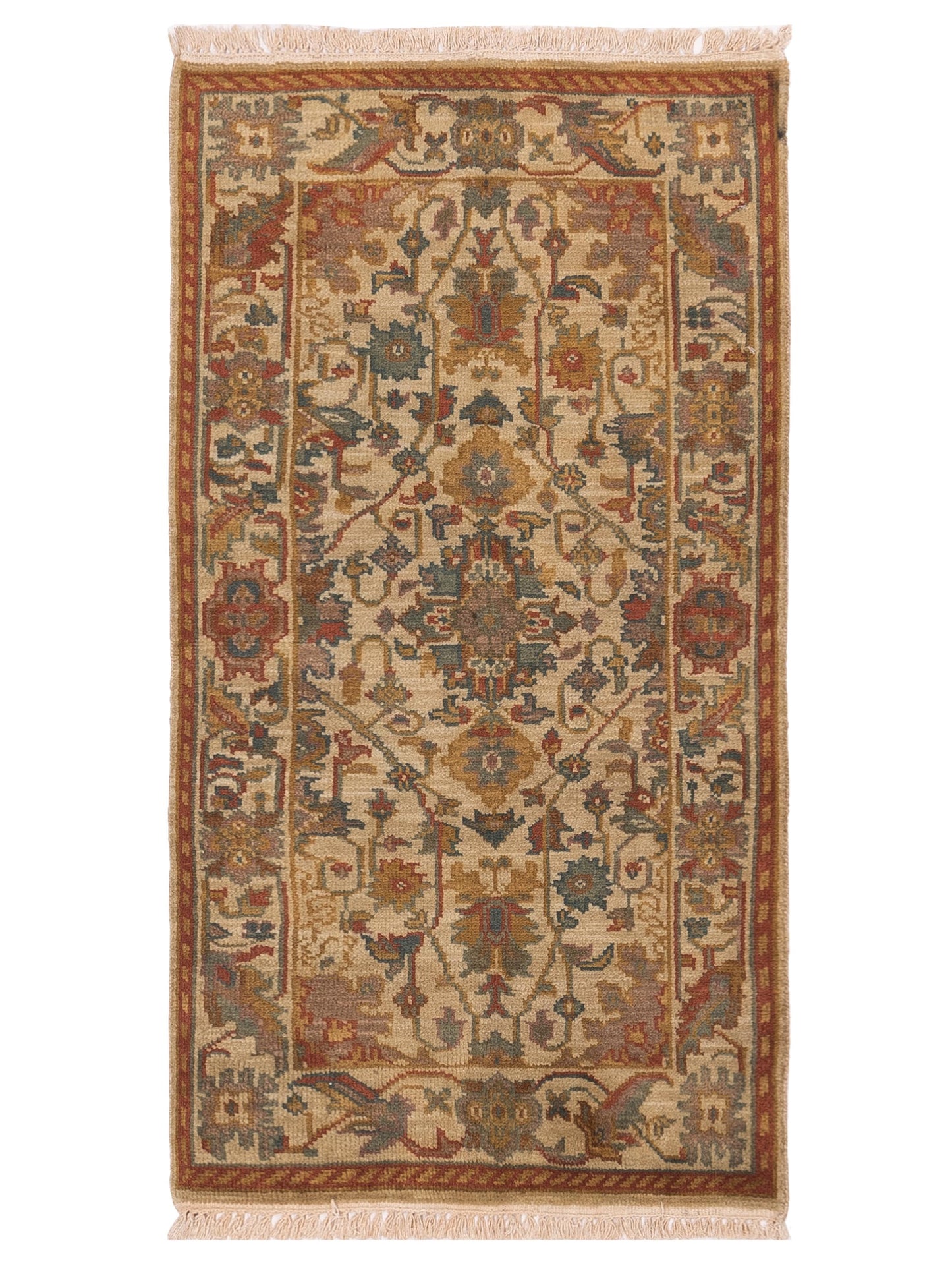 Rajpur Lilac Beige Beige Traditional