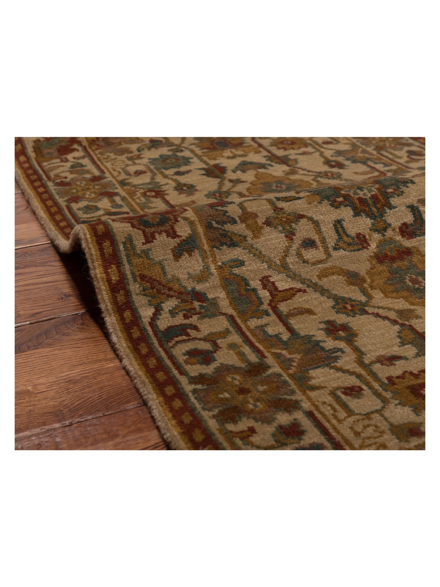 Lilac 103196 Beige Beige 2.3x4.6 Hand Knotted Rug