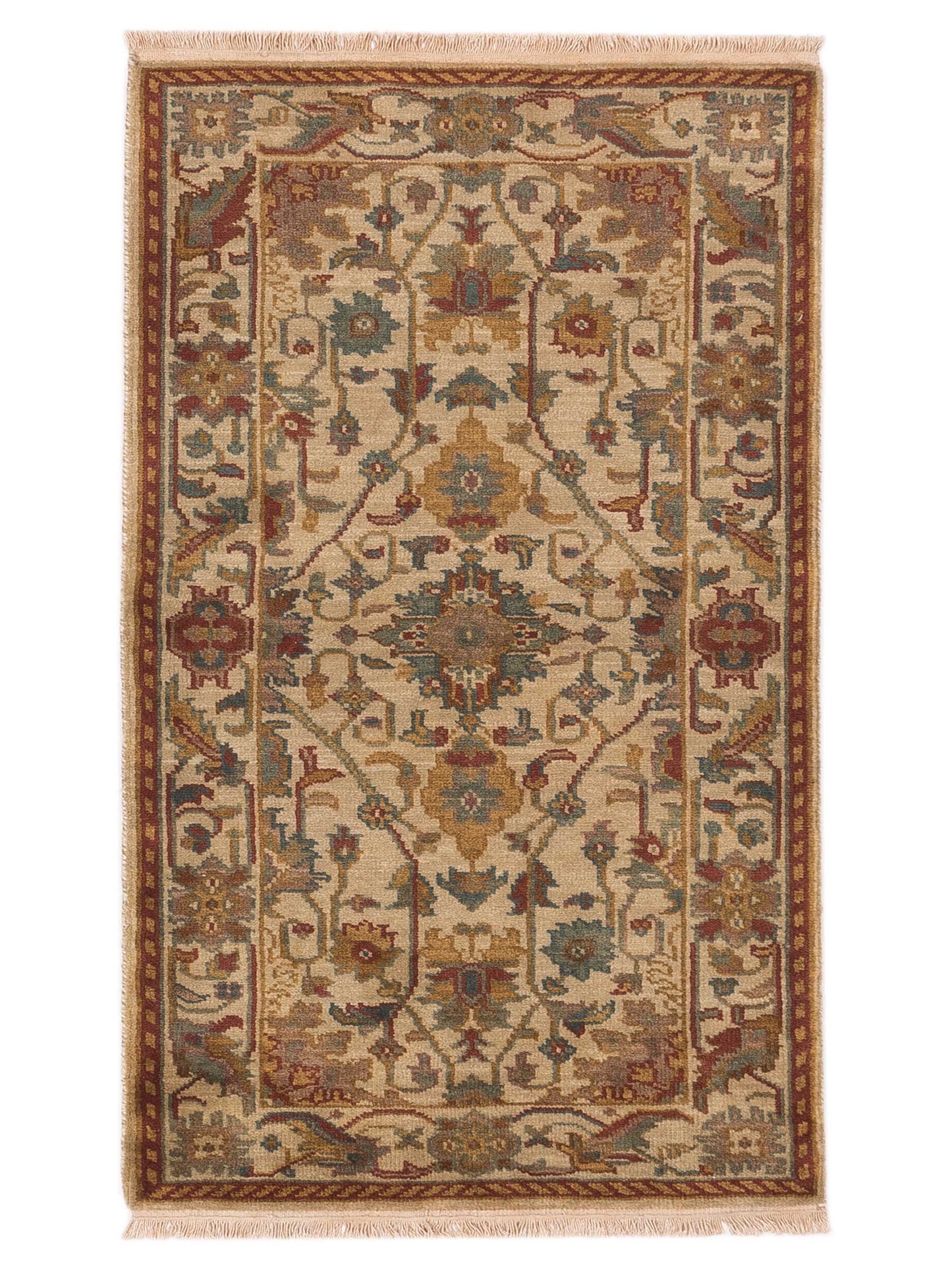 Rajpur Lilac Beige Beige Traditional
