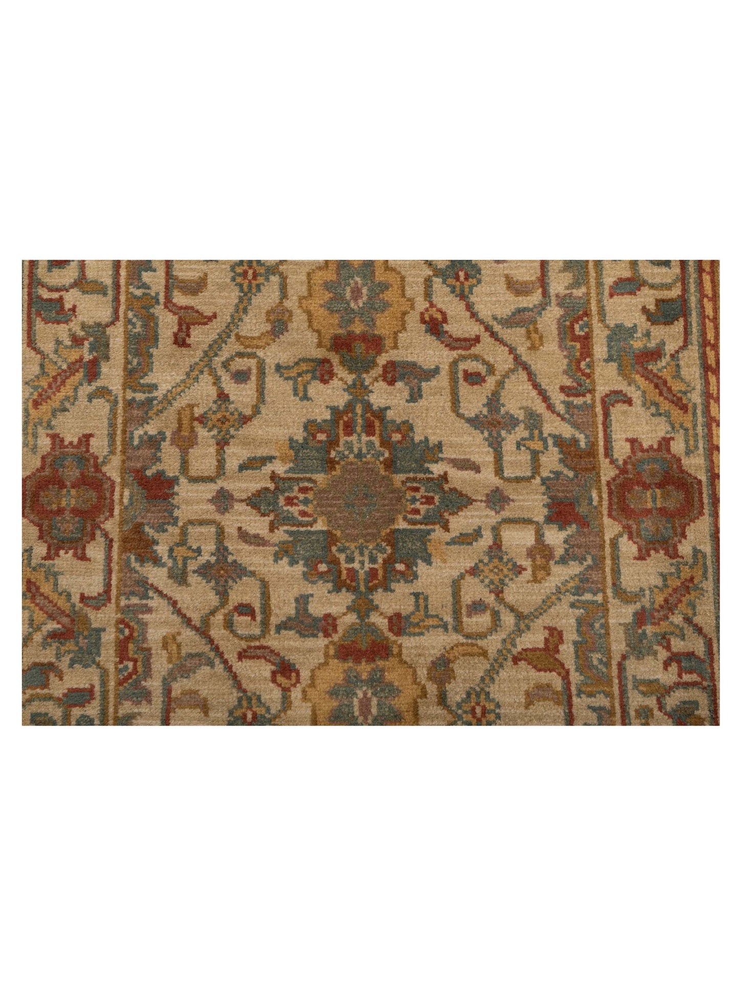 Lilac 103198 Beige Beige 2.3x4.6 Hand Knotted Rug