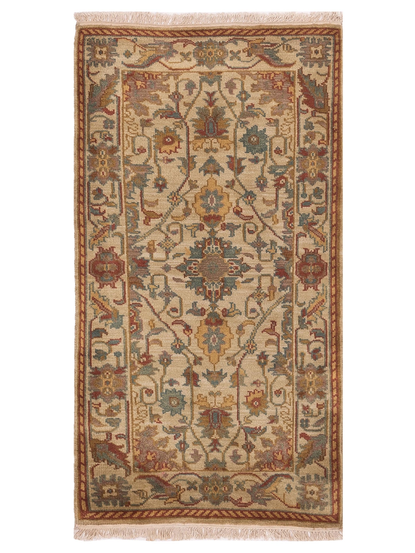 Rajpur Lilac Beige Beige Traditional
