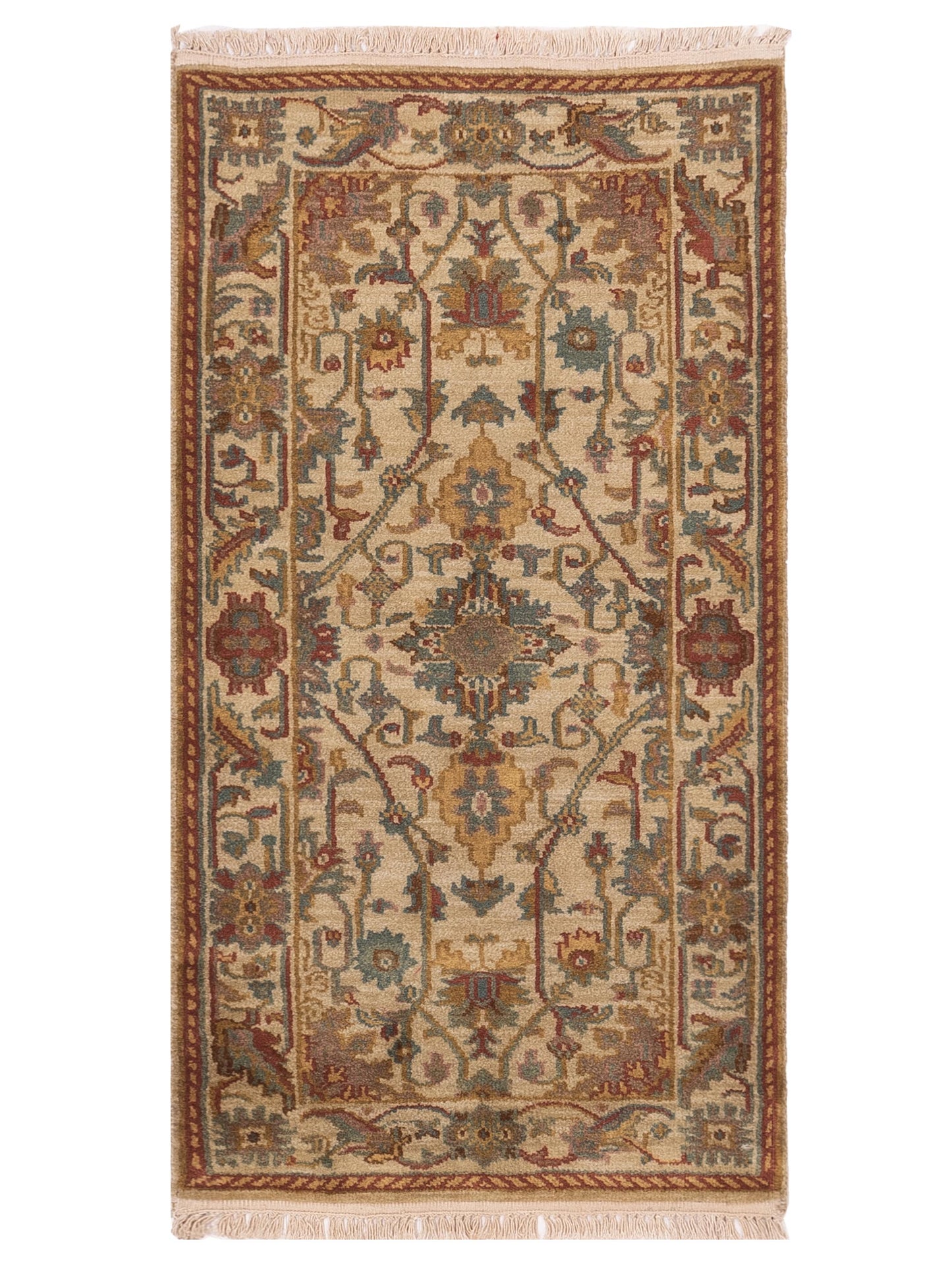 Rajpur Lilac Beige Beige Traditional