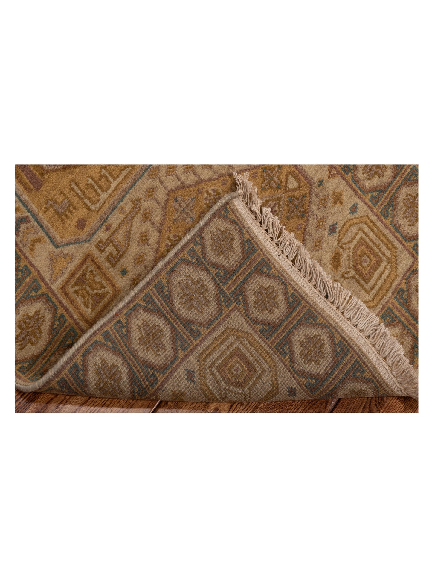 Lilac 103204 Beige Brown 2.3x4.6 Hand Knotted Rug