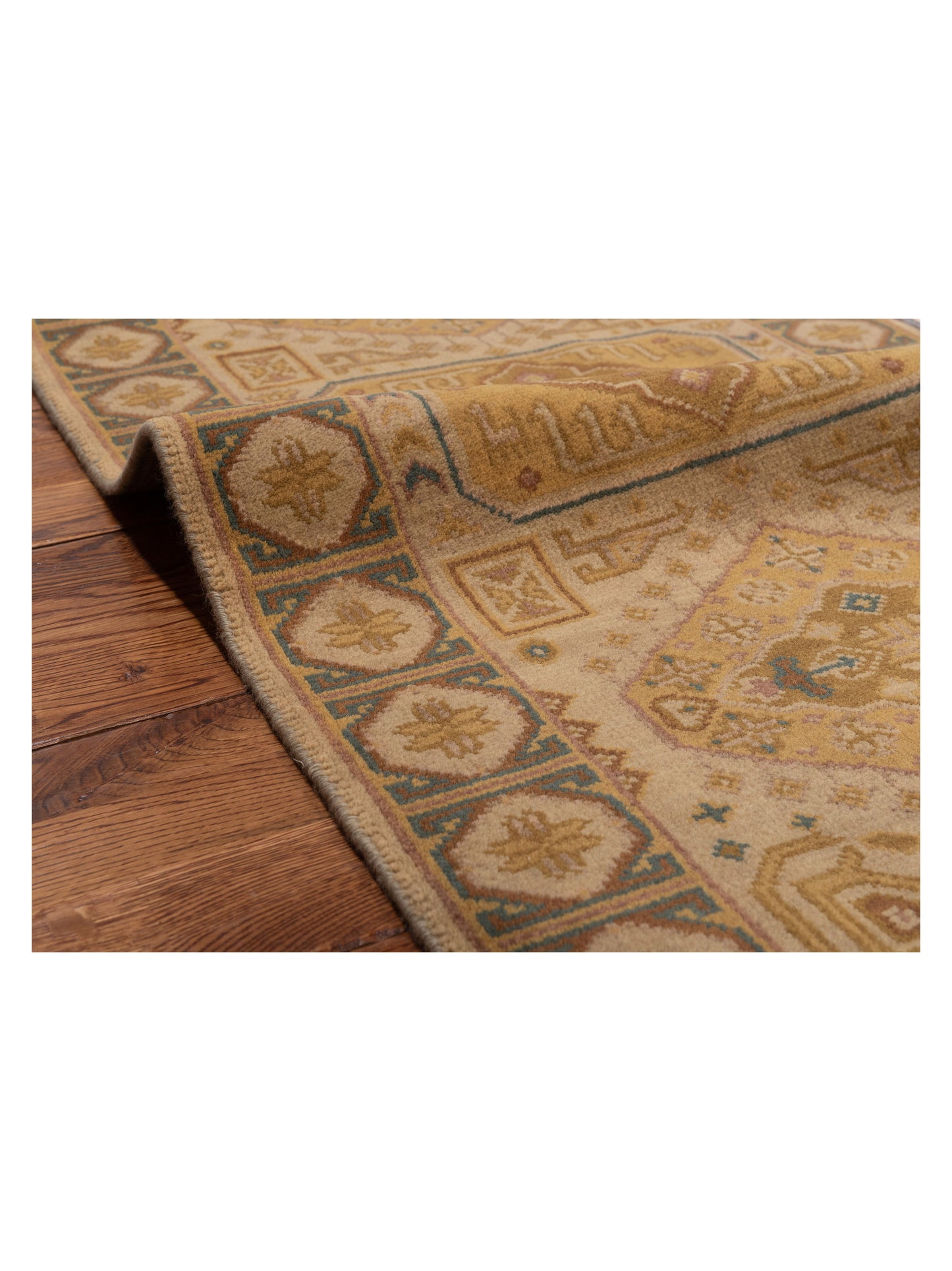 Lilac 103209 Beige Brown 2.3x4.6 Hand Knotted Rug