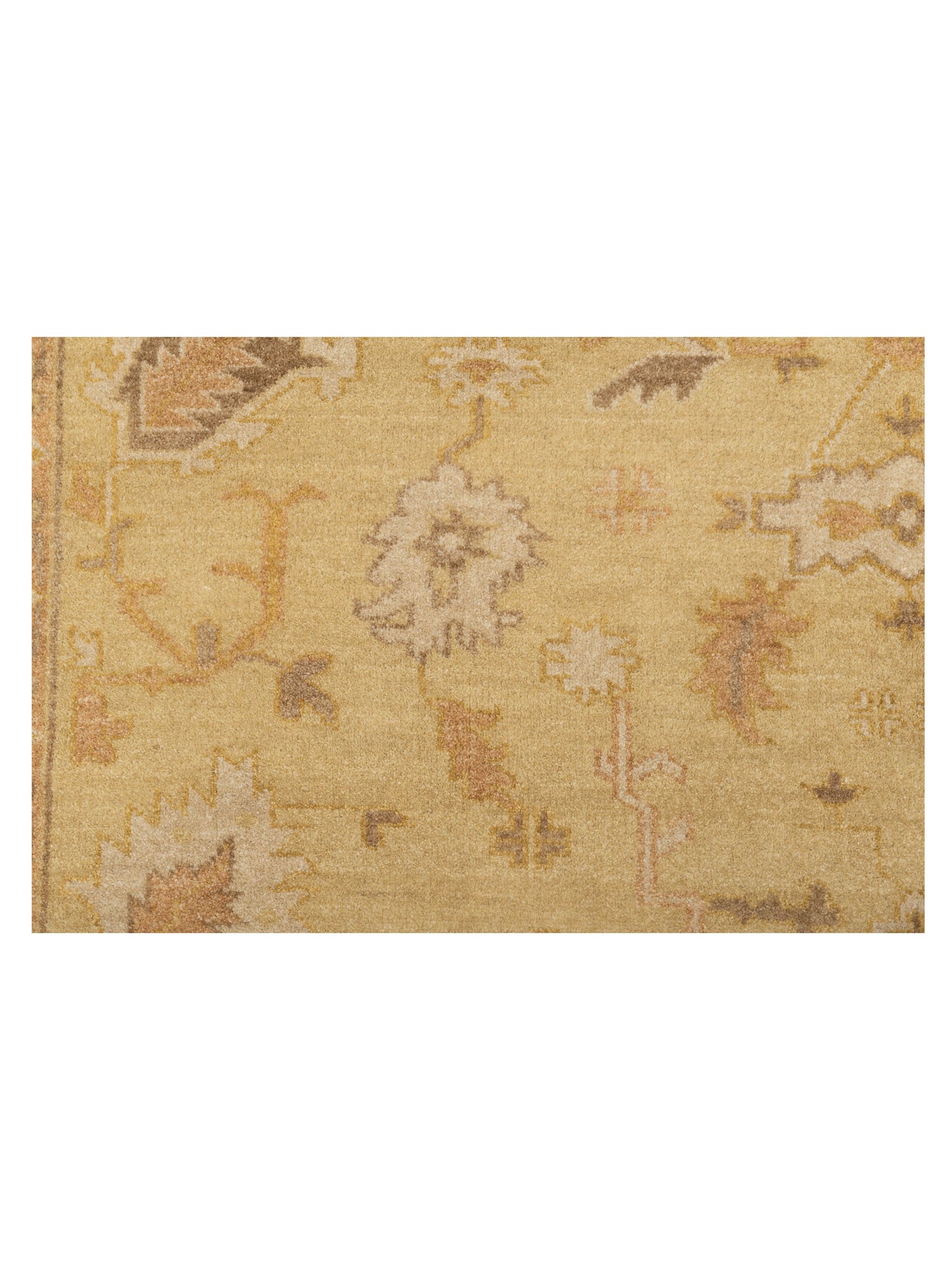 Lilac 103317 Gold Ivory 5.8x7.10 Hand Knotted Rug