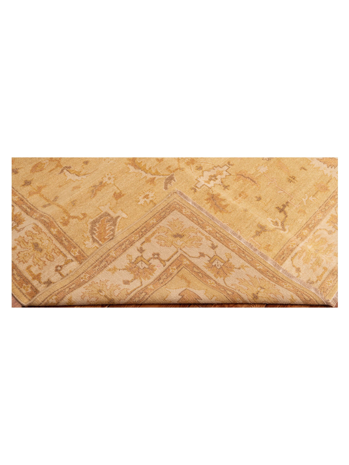 Lilac 103319 Yellow Ivory 5.9x8 Hand Knotted Rug
