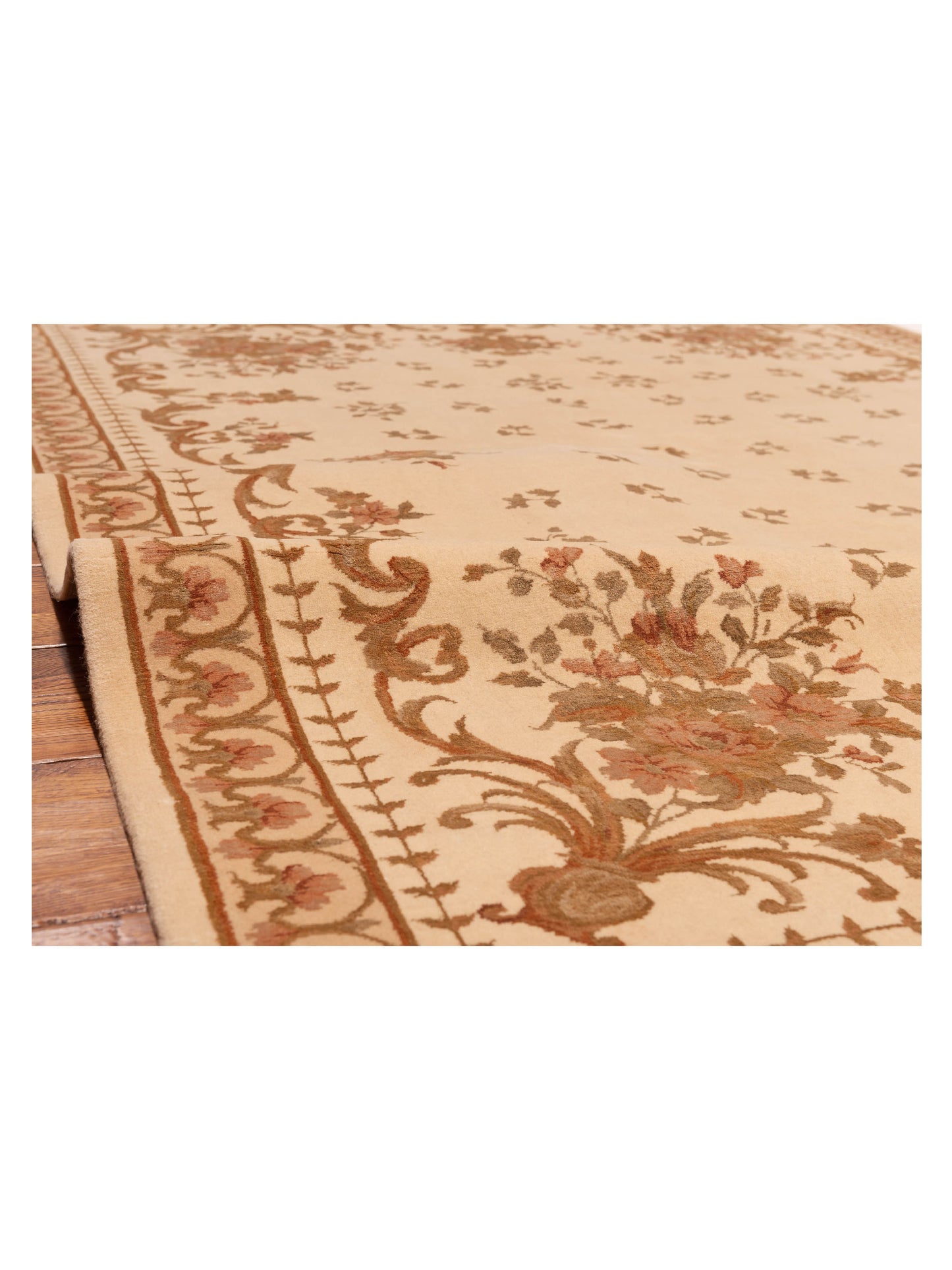 Magnolia 103735 Cream Cream 5.8x7.10 Hand Knotted Rug