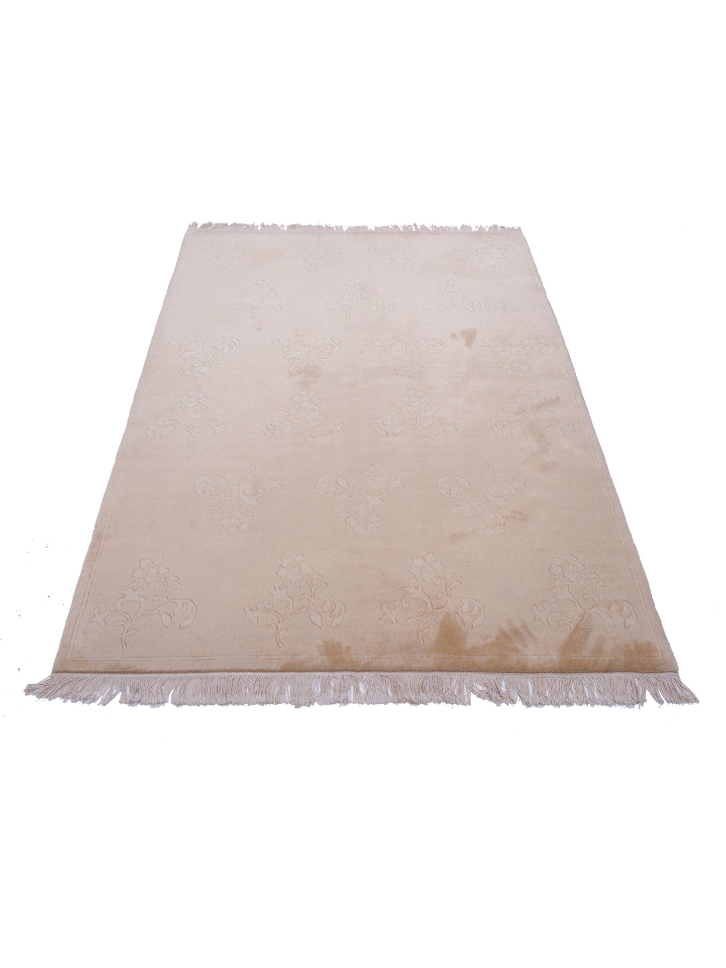Himalayan 103841 Beige 4.1x5.10 Hand Knotted Rug