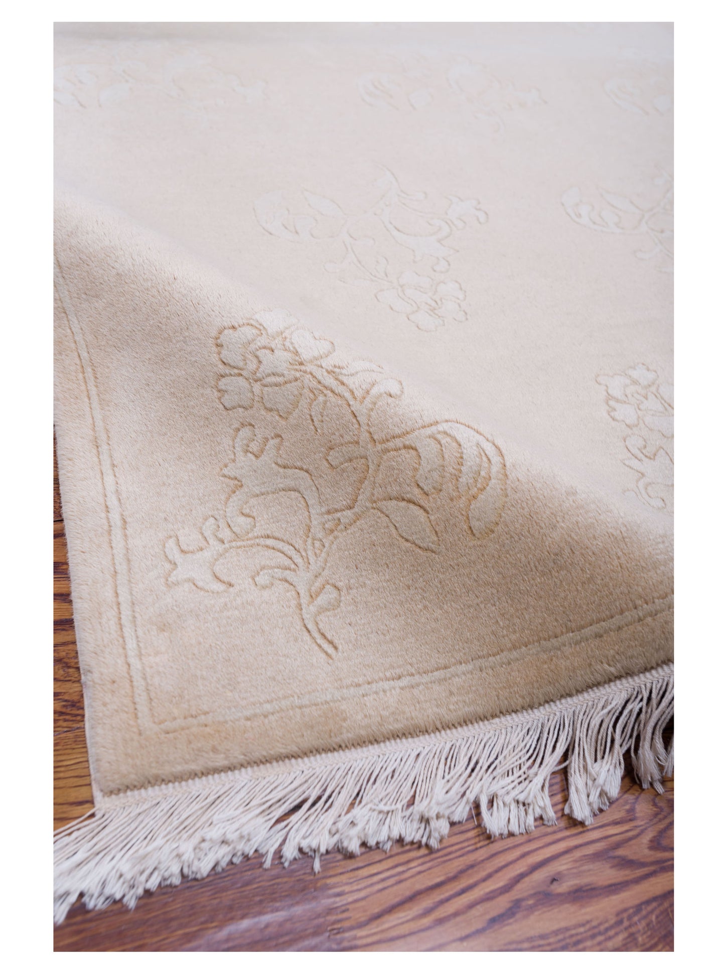 Himalayan 103841 Beige 4.1x5.10 Hand Knotted Rug