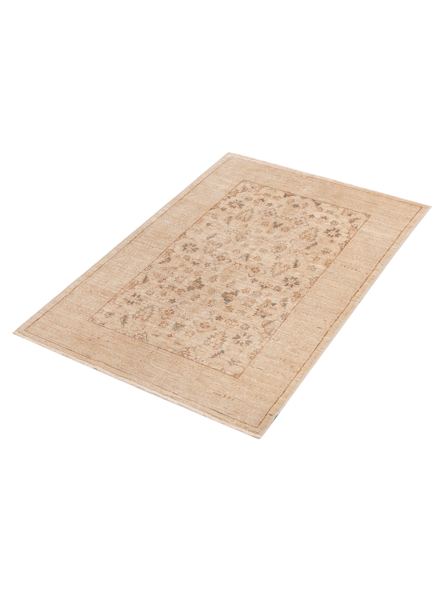Laila 103849 Ivory Gold 4x5.10 Hand Knotted Rug