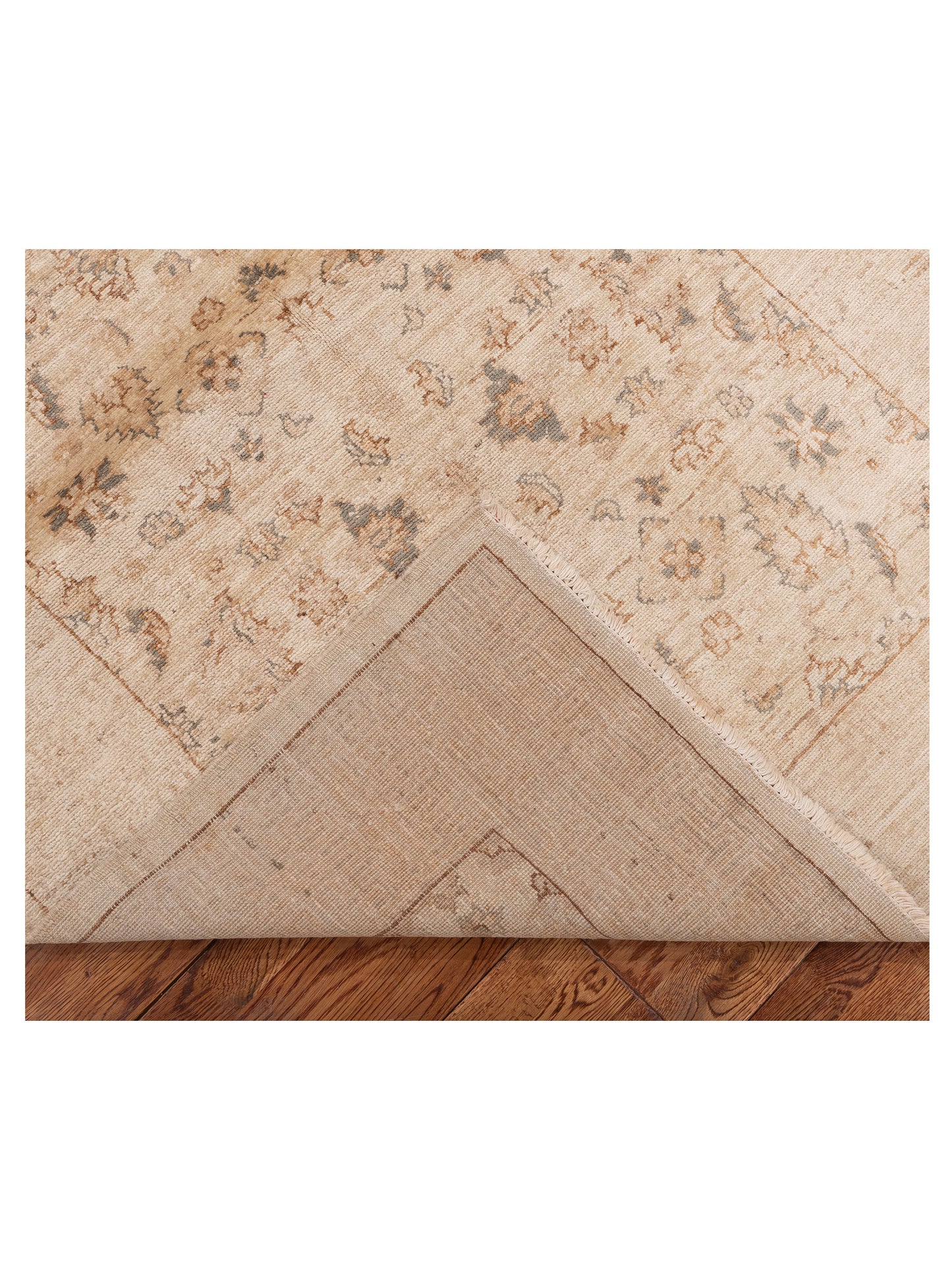 Laila 103849 Ivory Gold 4x5.10 Hand Knotted Rug
