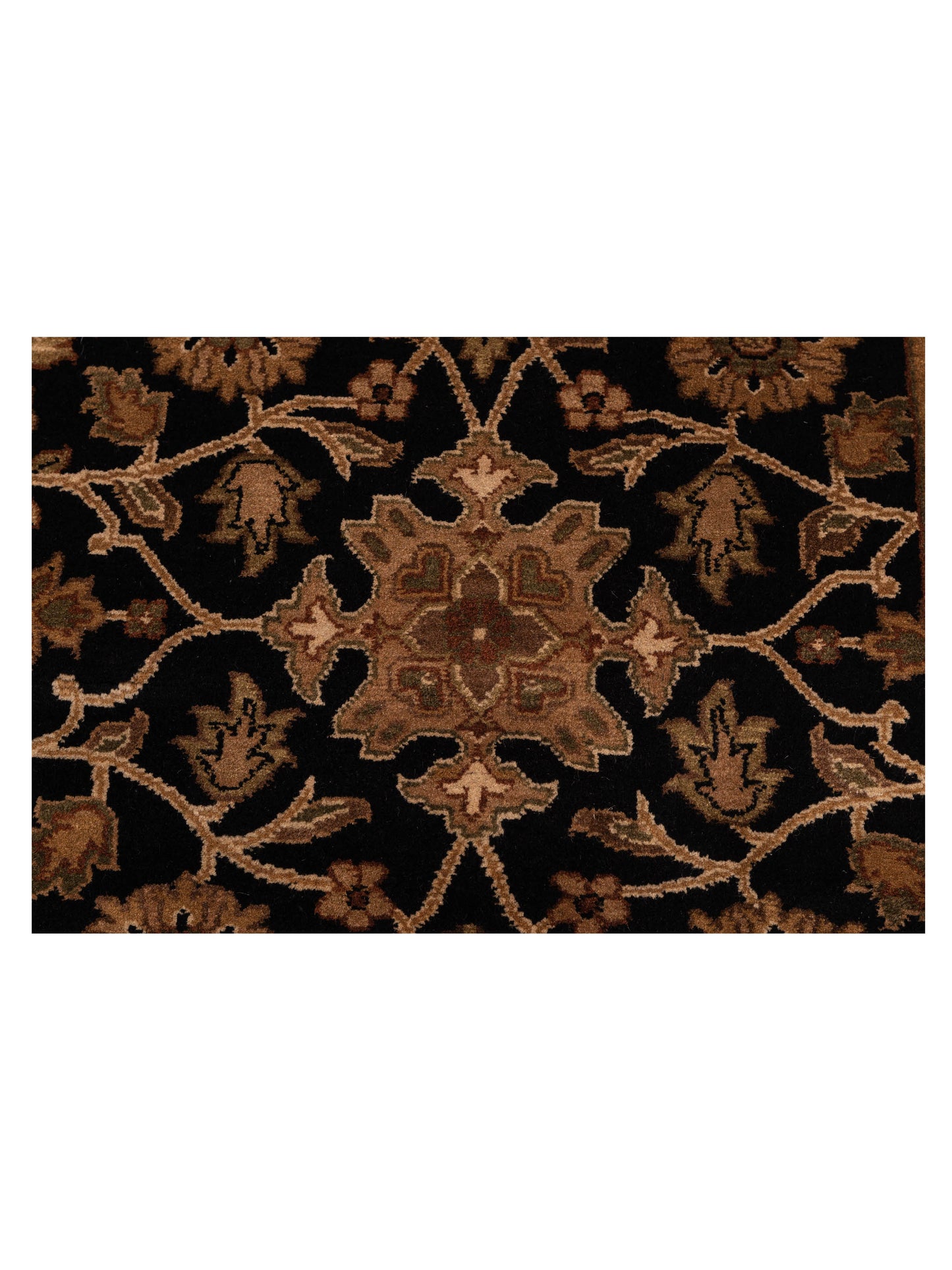 Platinum 103856 Black Ivory 9x11.9 Hand Knotted Rug