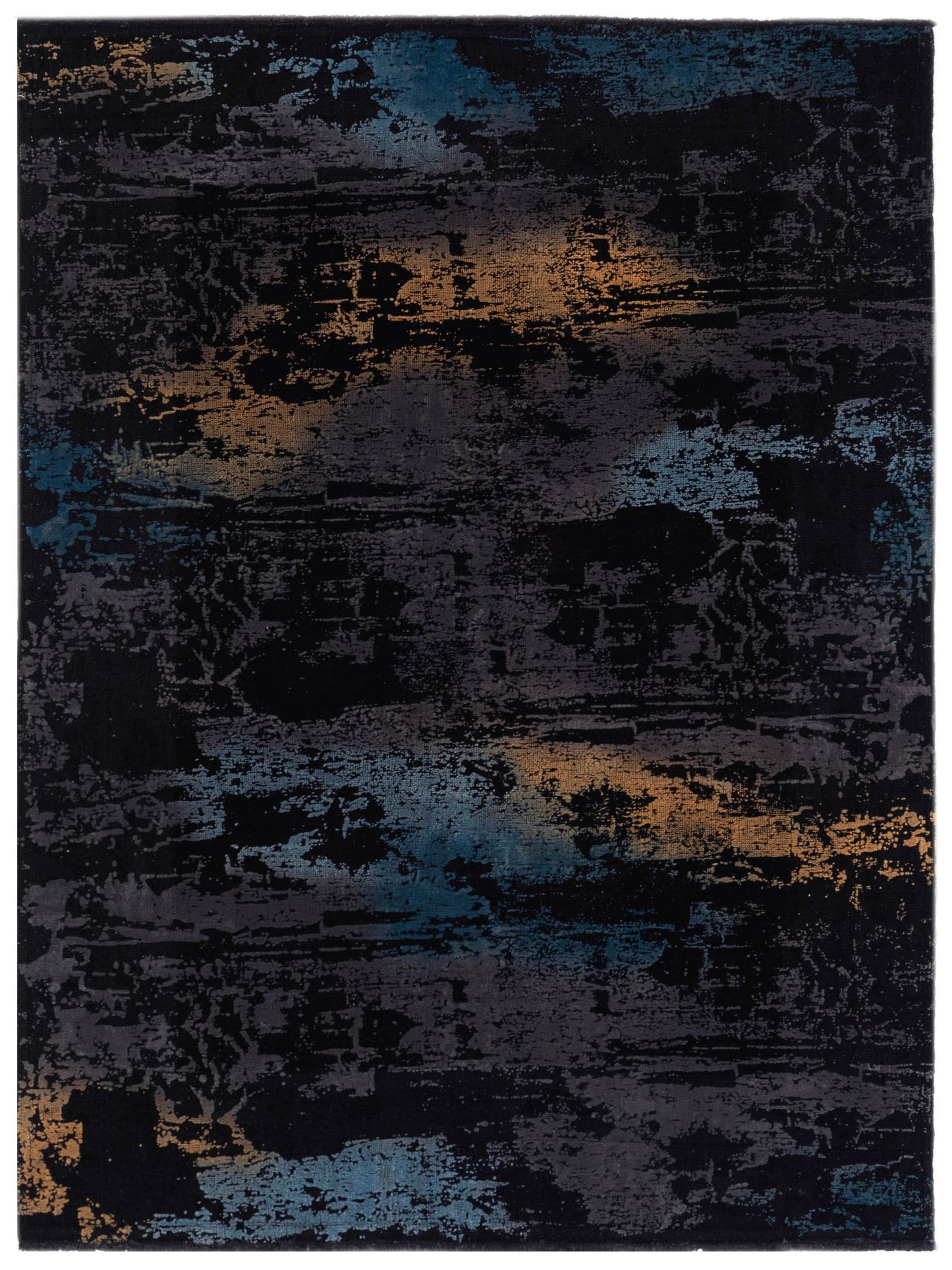 Pasha Vintage Black Gray Contemporary
